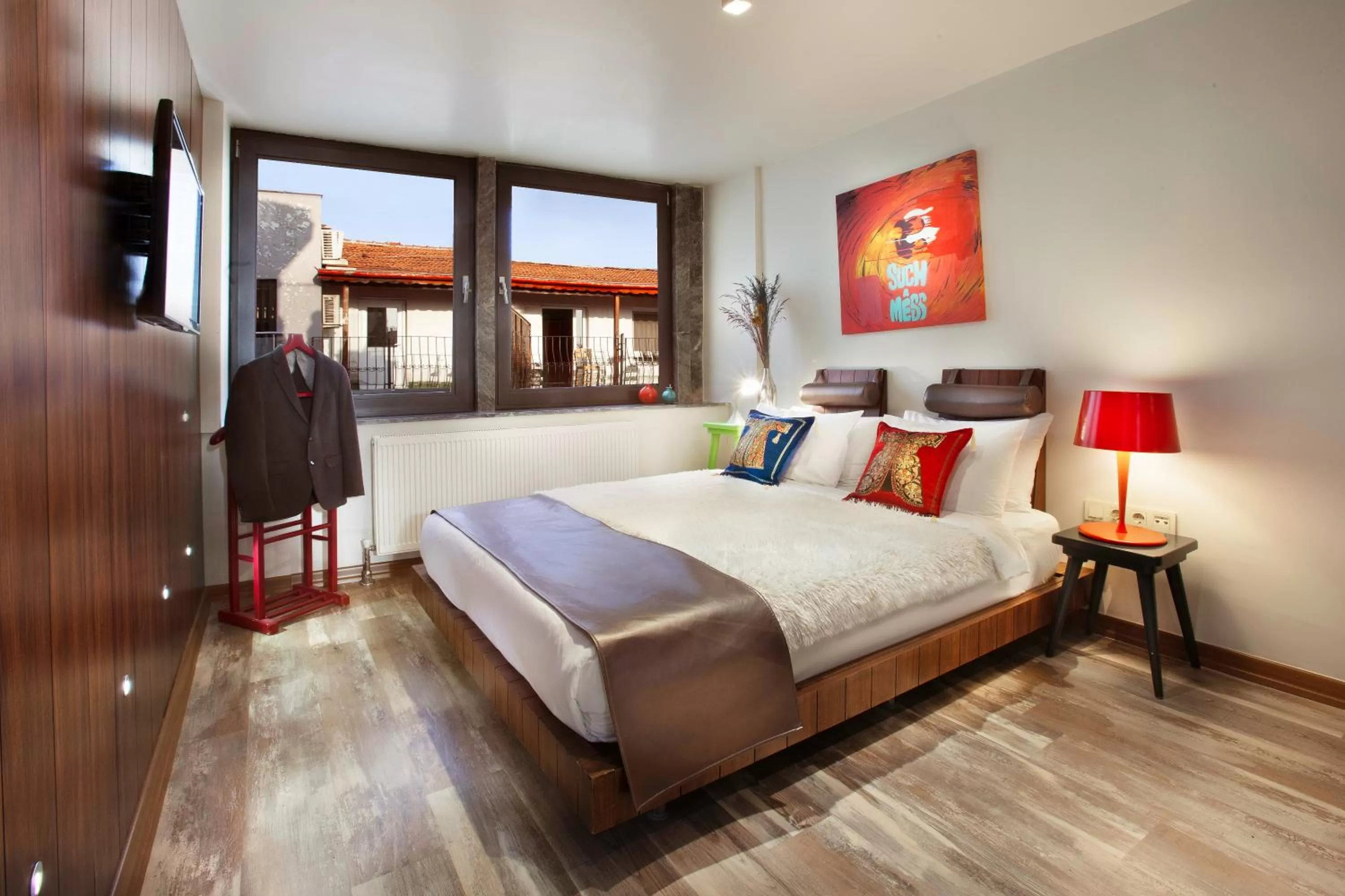 Photo of the whole room, Bed in Duo Galata Hotel