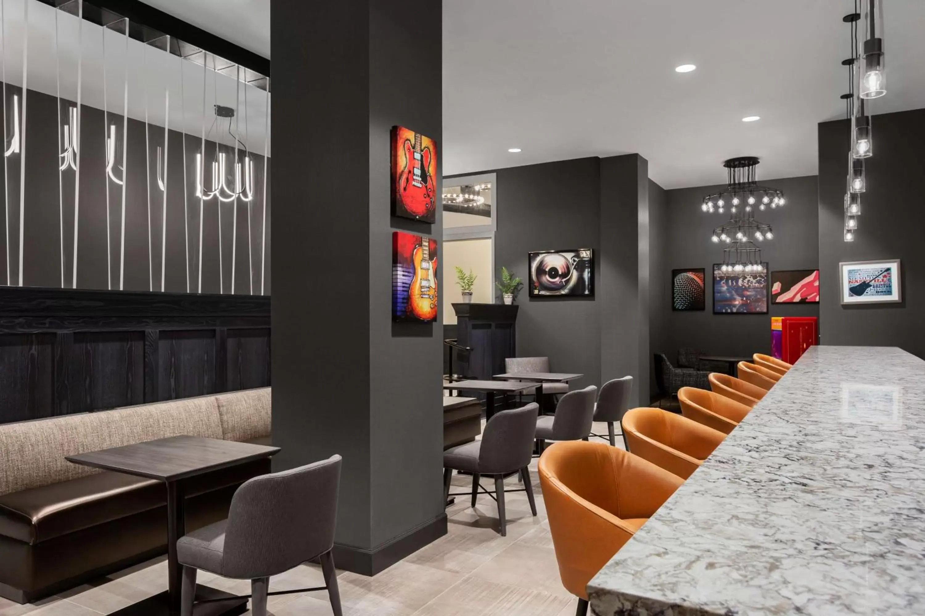 Lounge or bar, Lounge/Bar in Homewood Suites by Hilton Nashville Downtown