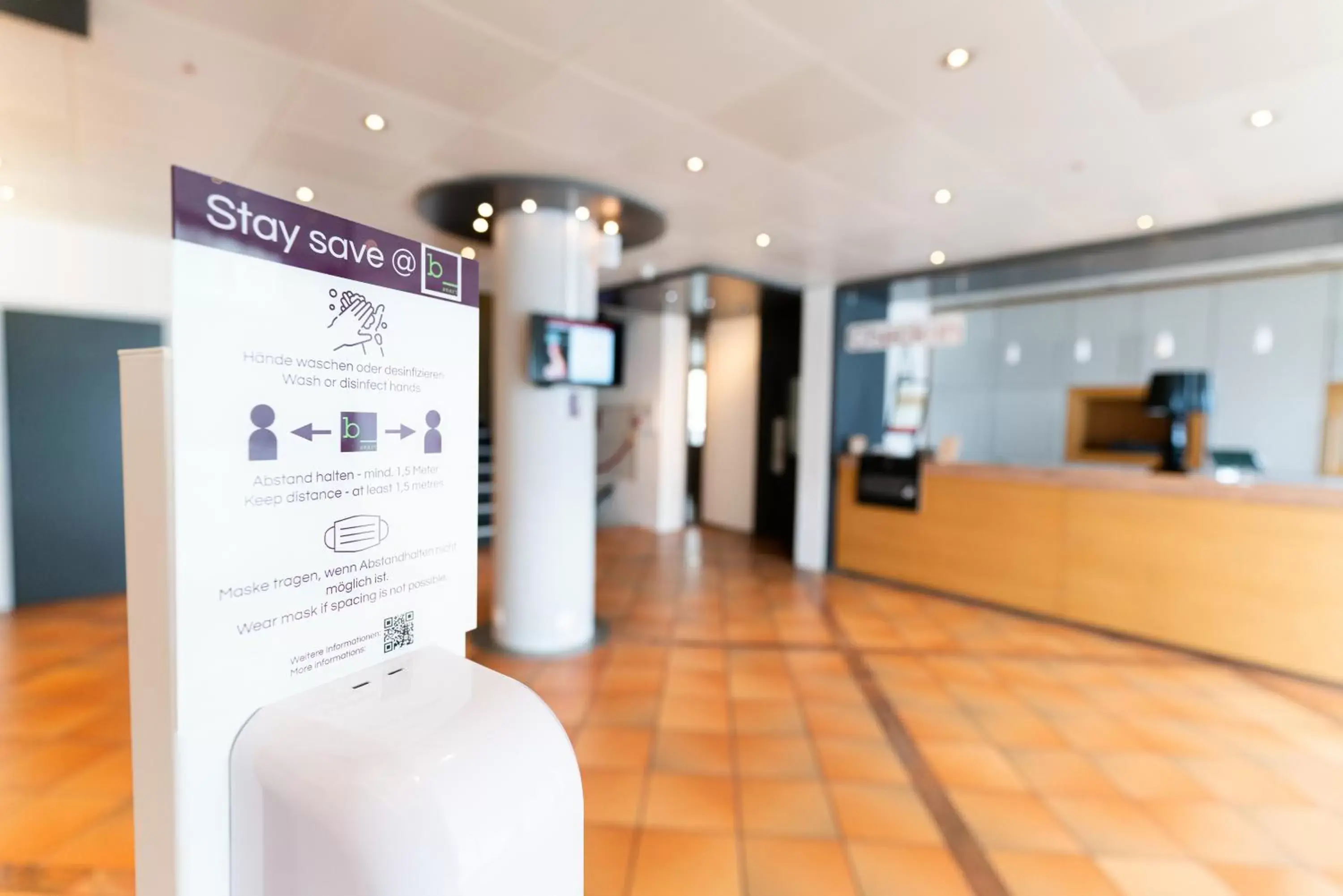 Lobby or reception in Aarauerhof - Self Check-in