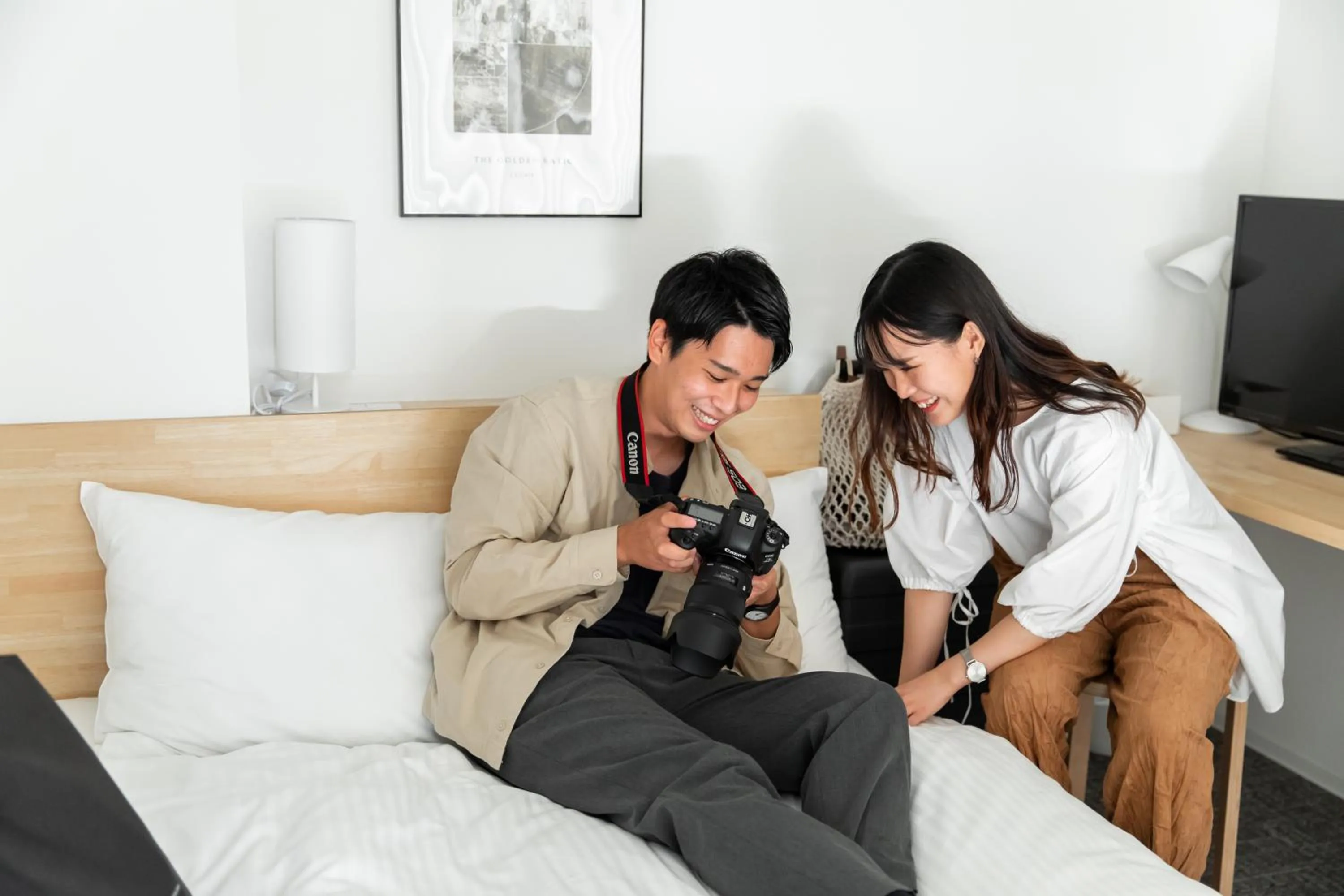 Bed in Imu Hotel Kyoto