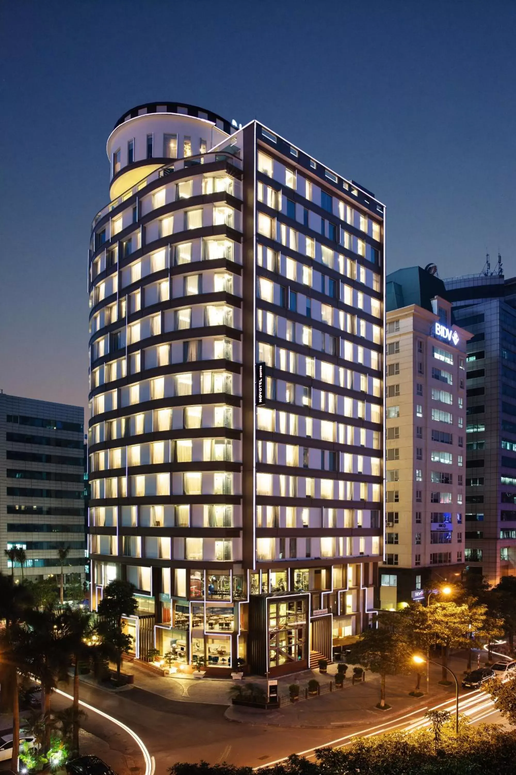 Facade/entrance, Property Building in Novotel Suites Hanoi