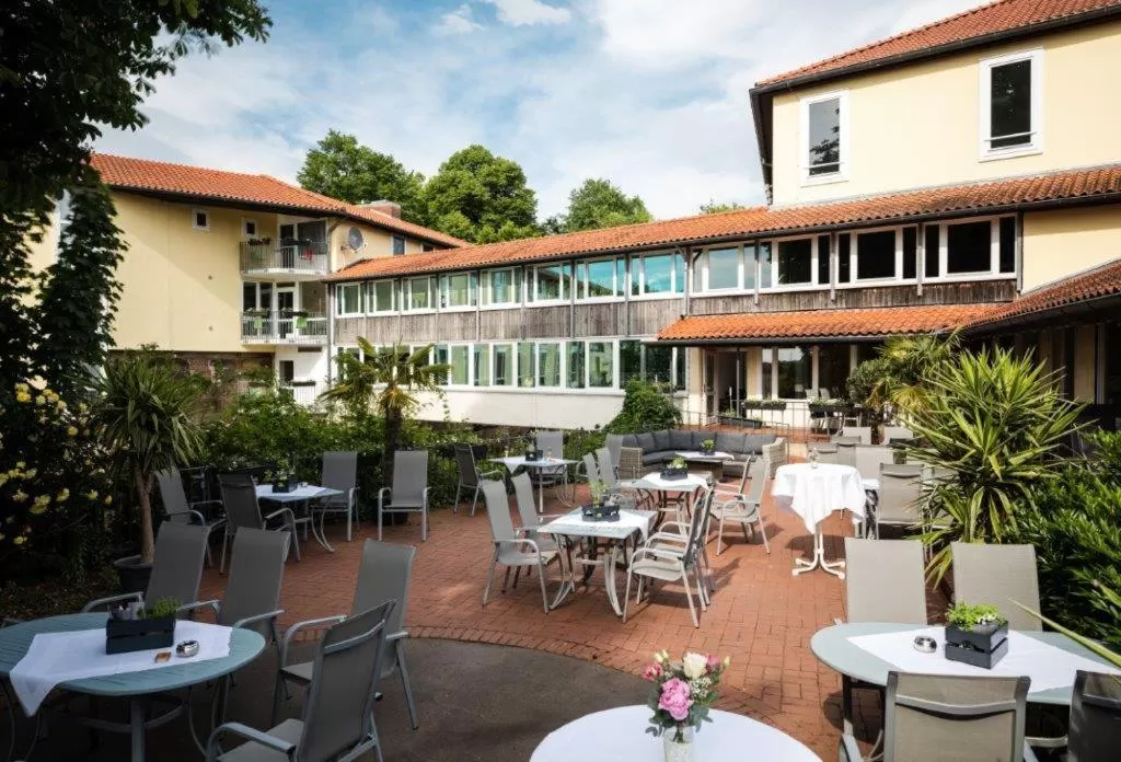 Balcony/Terrace in Hotel Weserschlösschen