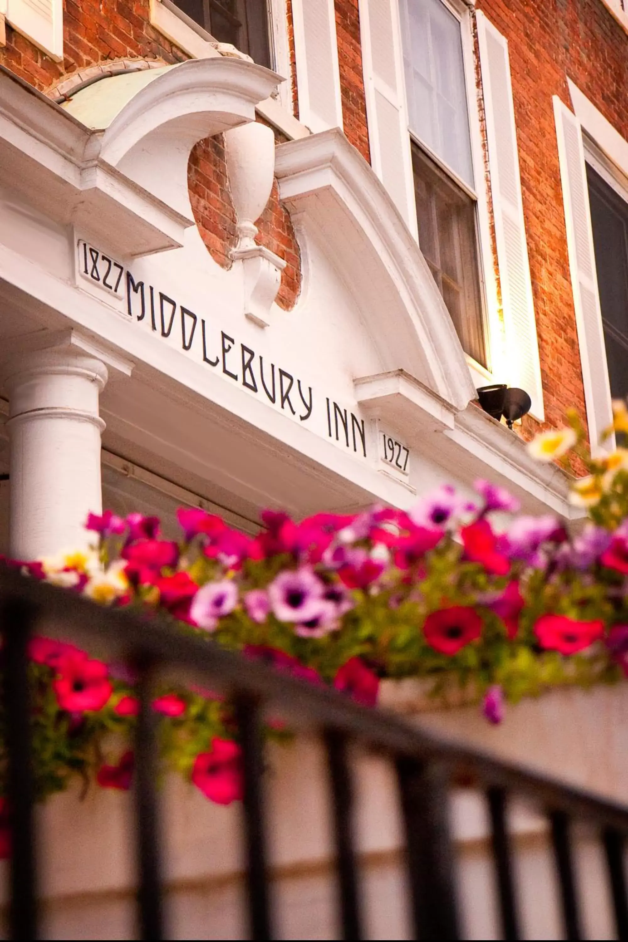 Facade/entrance in Middlebury Inn Facade/entrance in Middlebury Inn