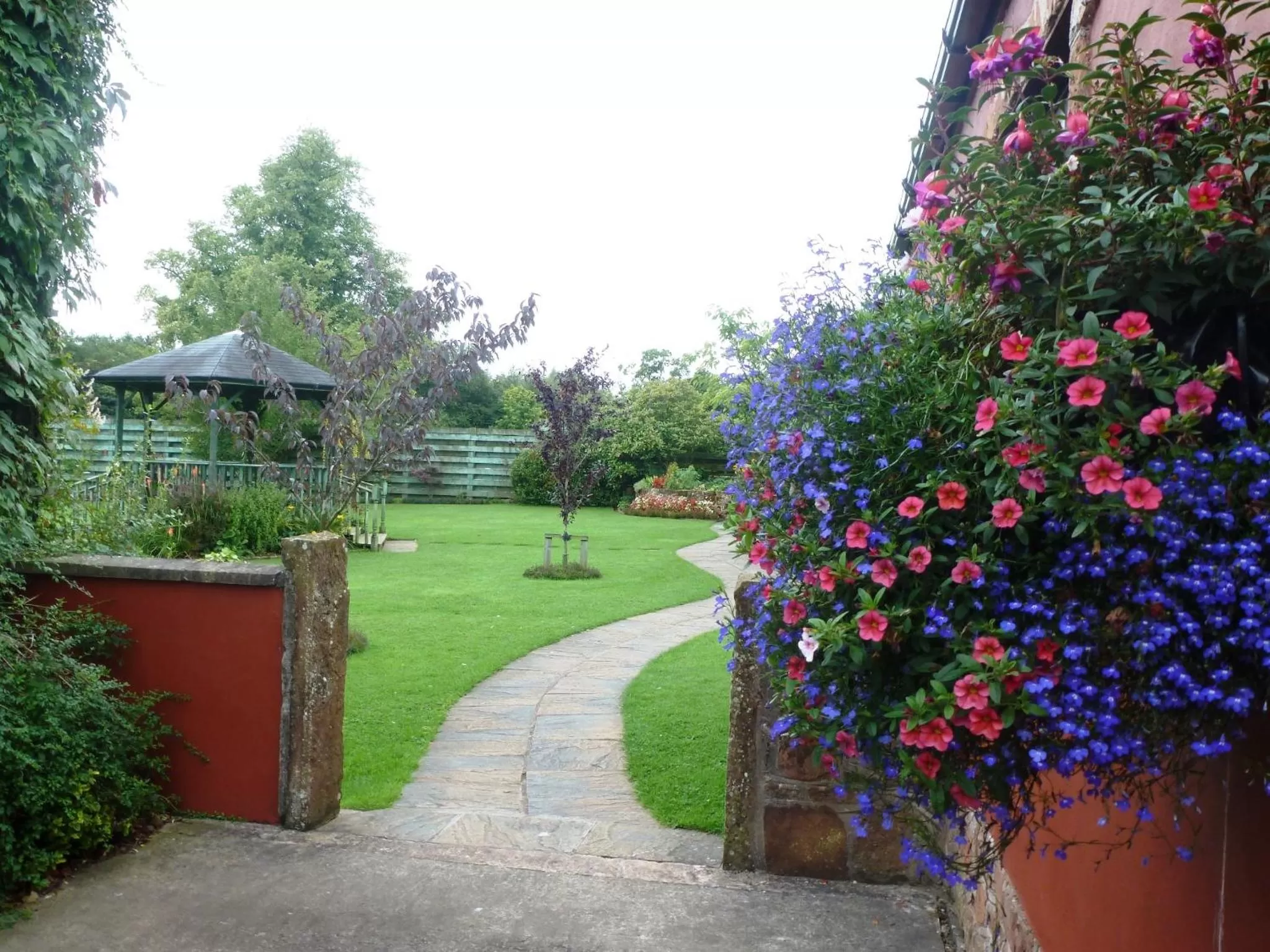 Garden in The Mill Forge Hotel