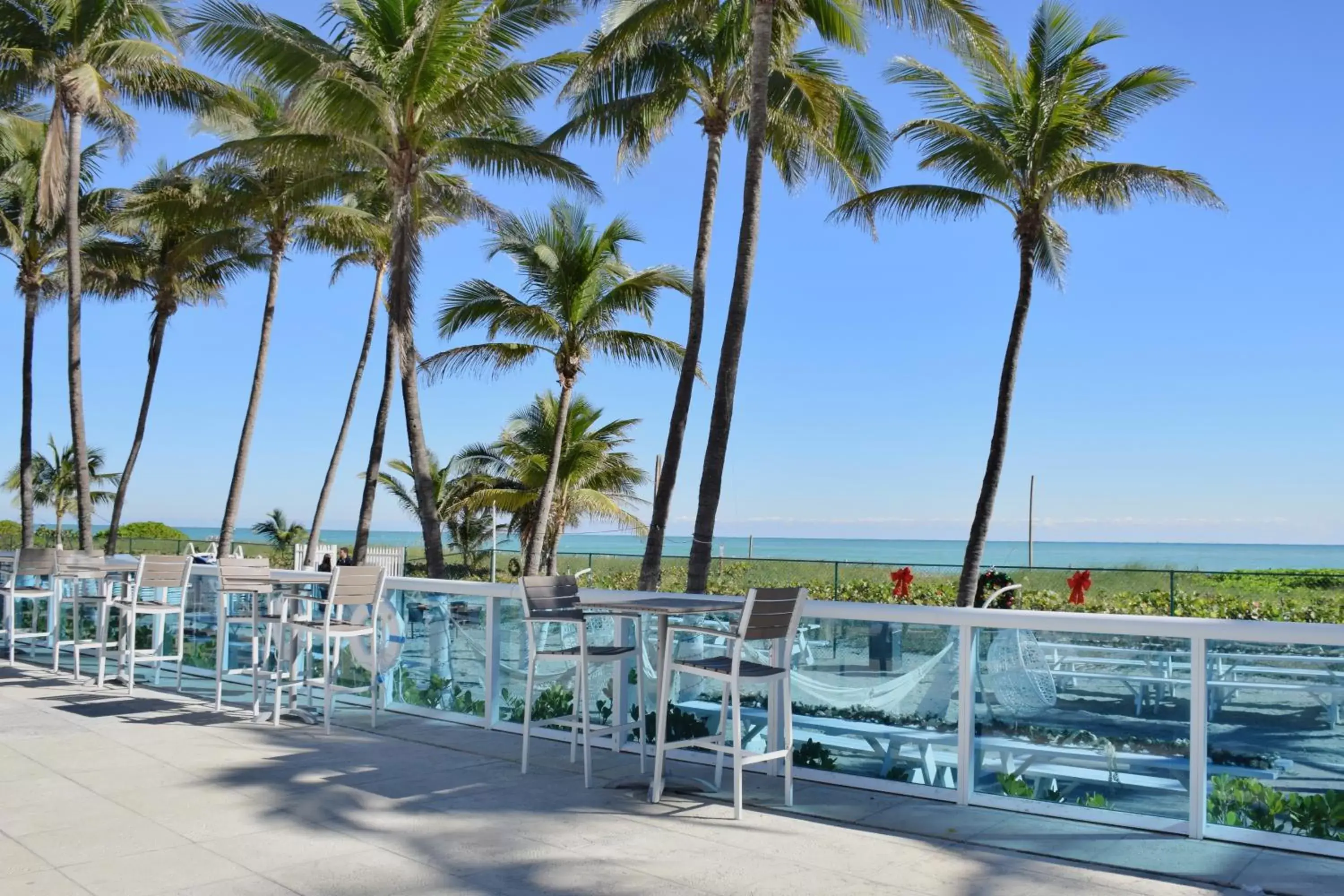 Patio in Seacoast Suites on Miami Beach