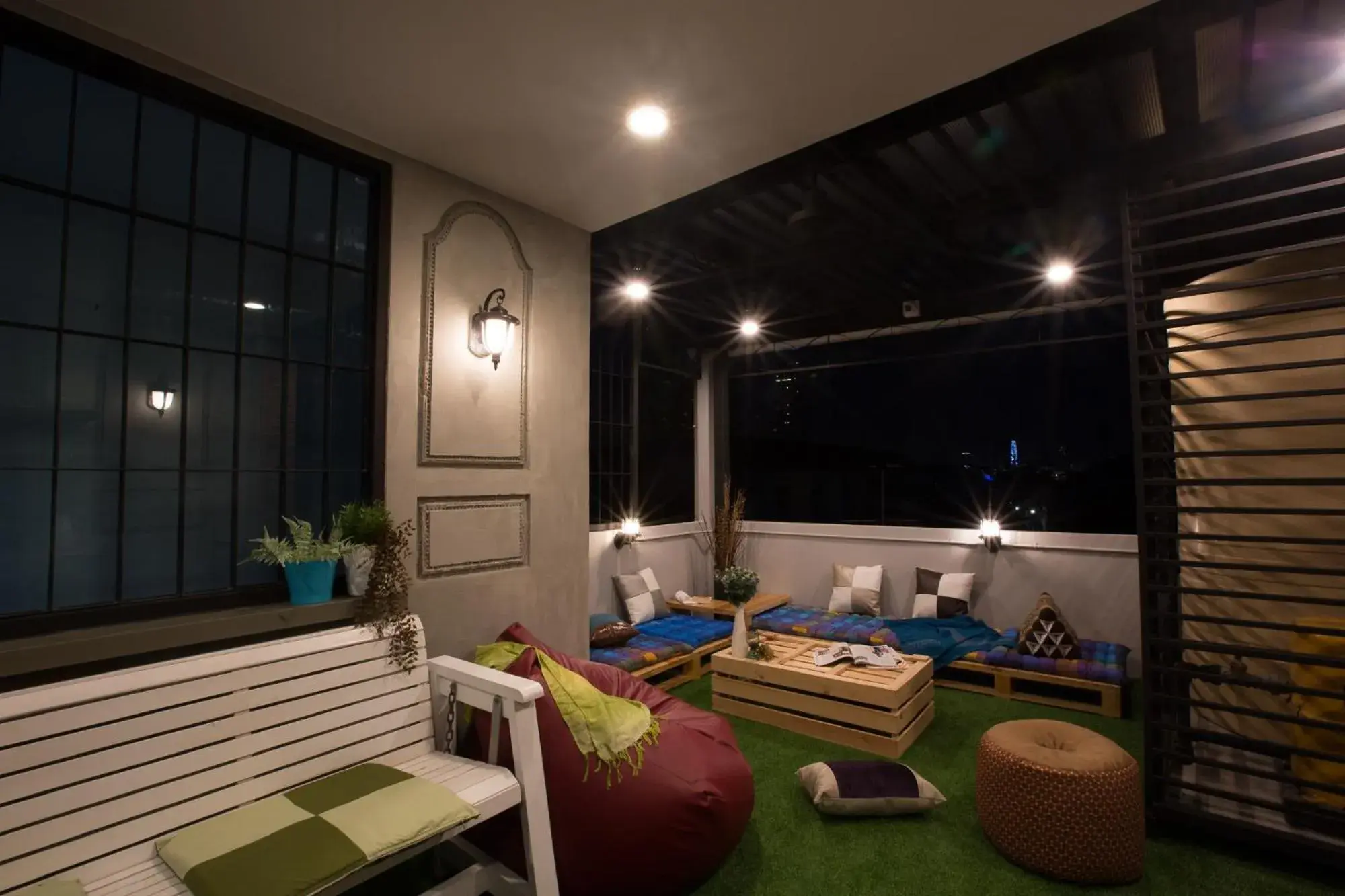Balcony/Terrace in PAMAhouse Boutique Hostel