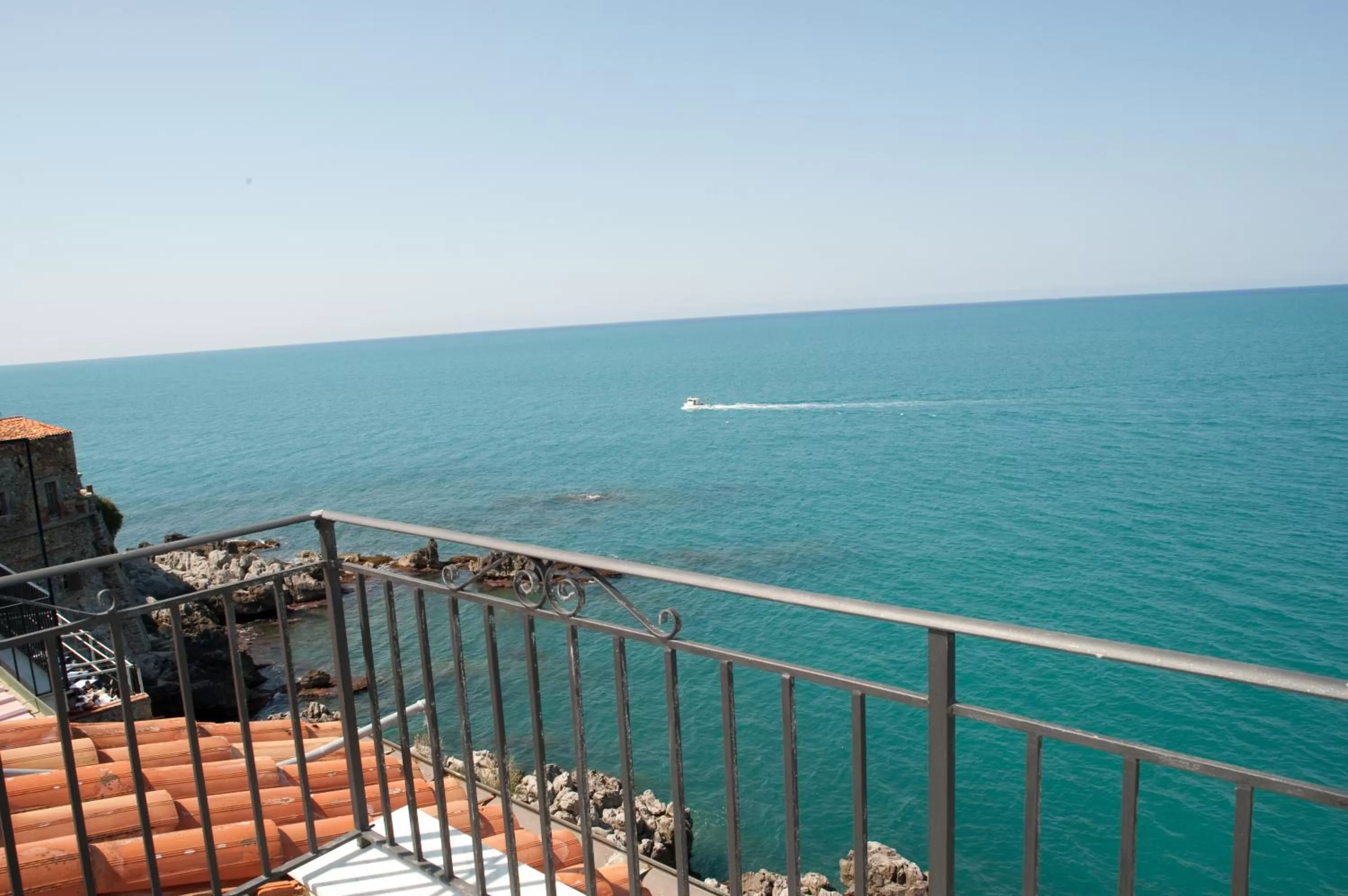 Balcony/Terrace, Sea View in MiraMare Residence Cefalú