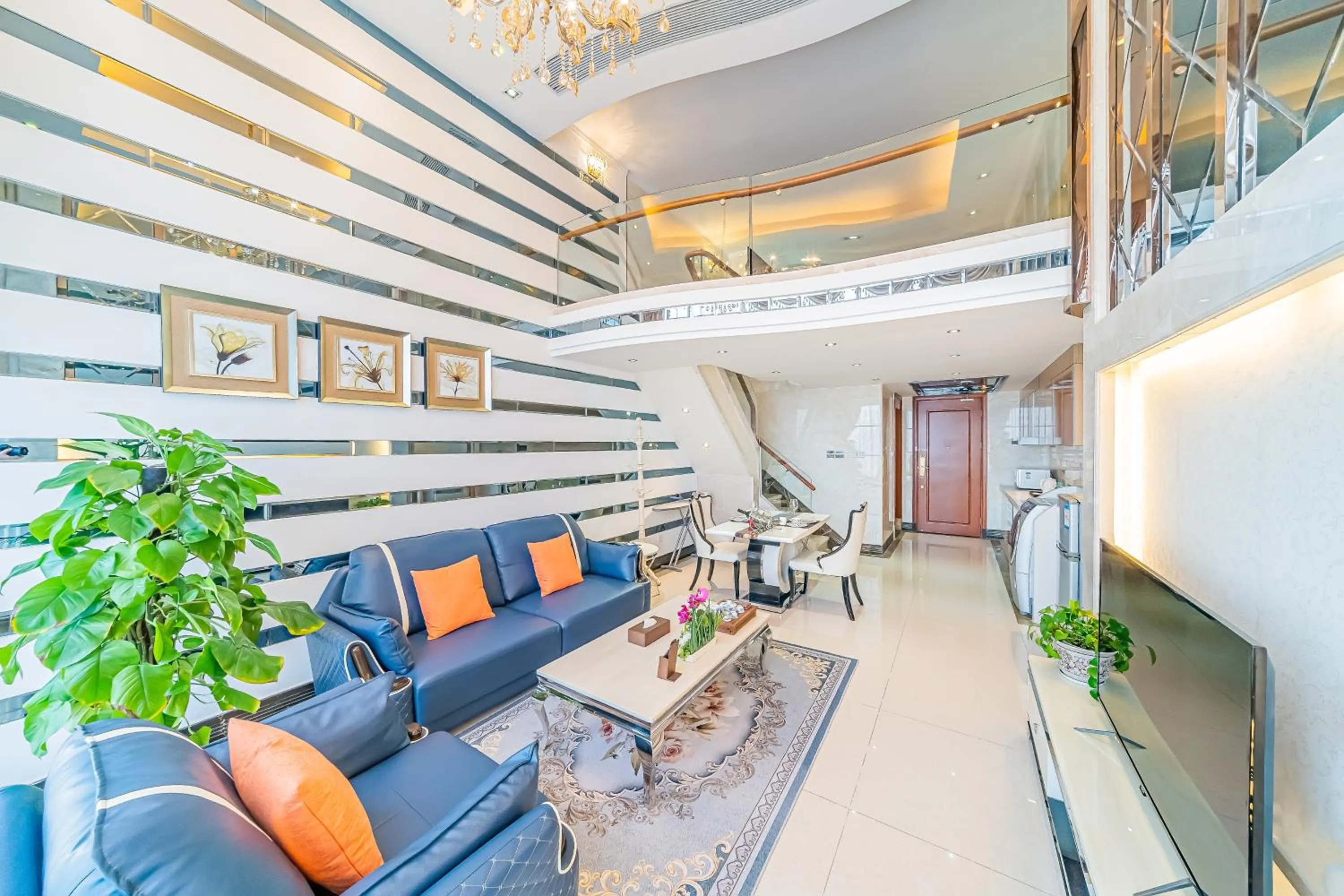 Living room in South &amp; North International Apartment Beijing Road