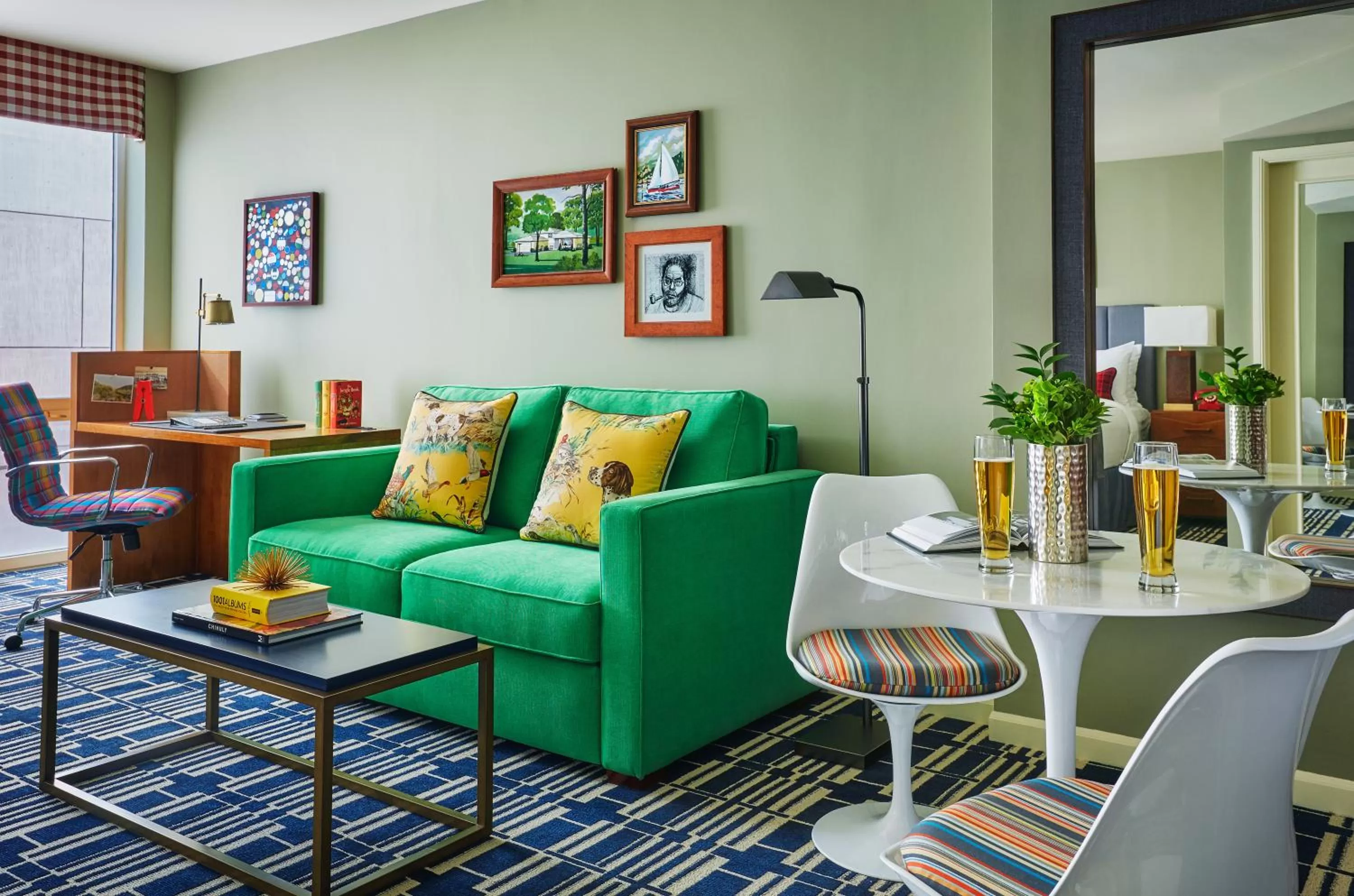 Living room in Graduate by Hilton Madison