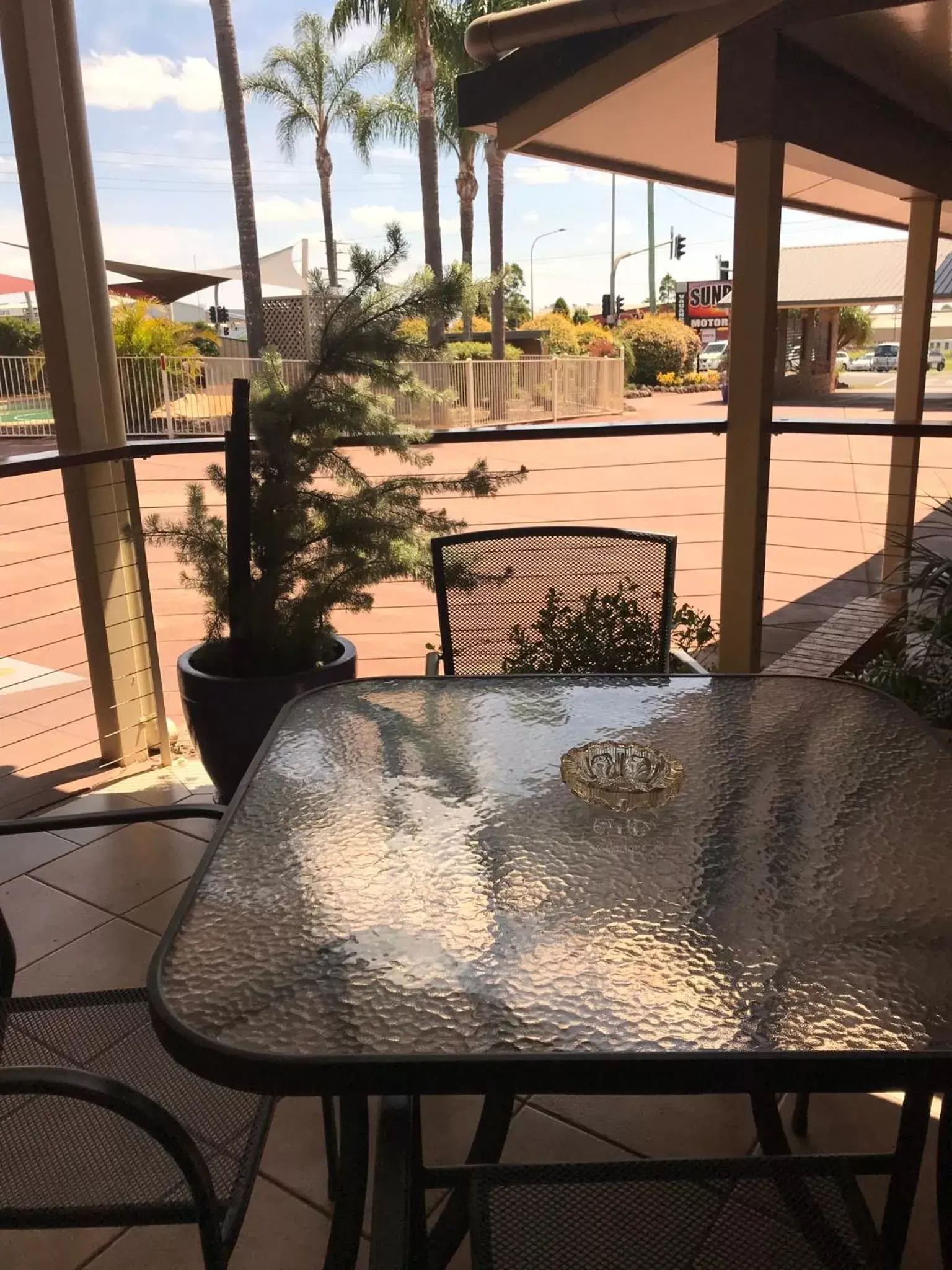 Patio in Sunray Motor Inn