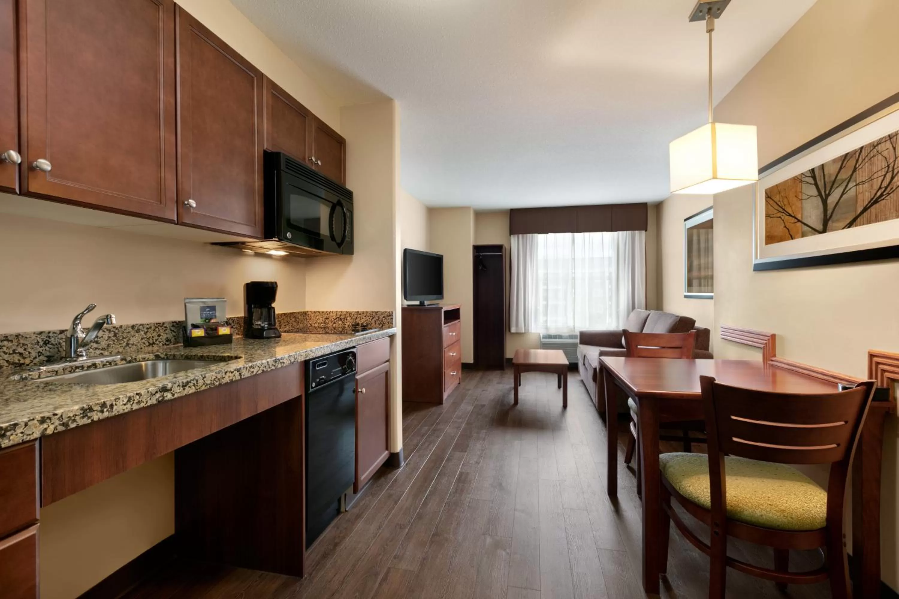 Kitchen or kitchenette in Days Inn & Suites by Wyndham Sherwood Park Edmonton