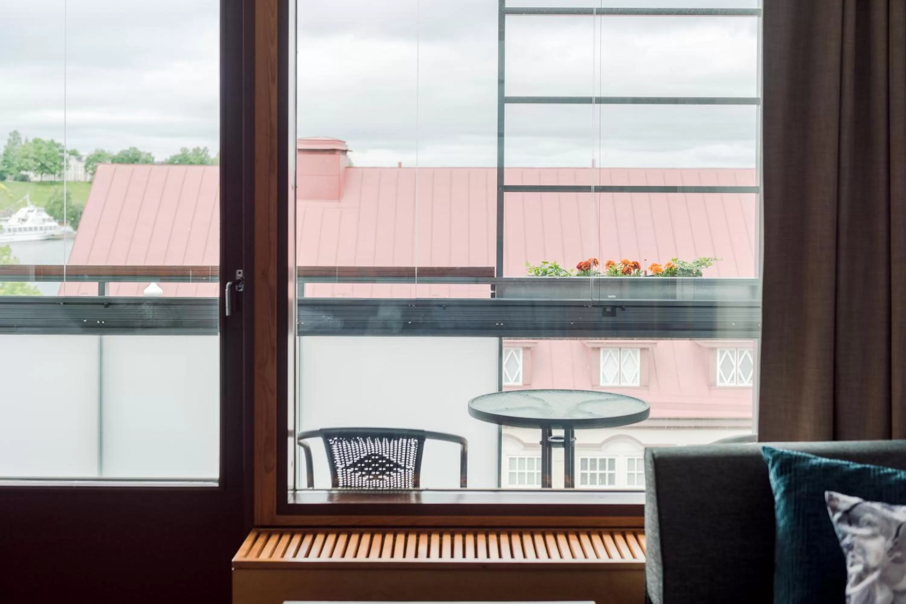 Balcony/Terrace in Hotelli Lähde