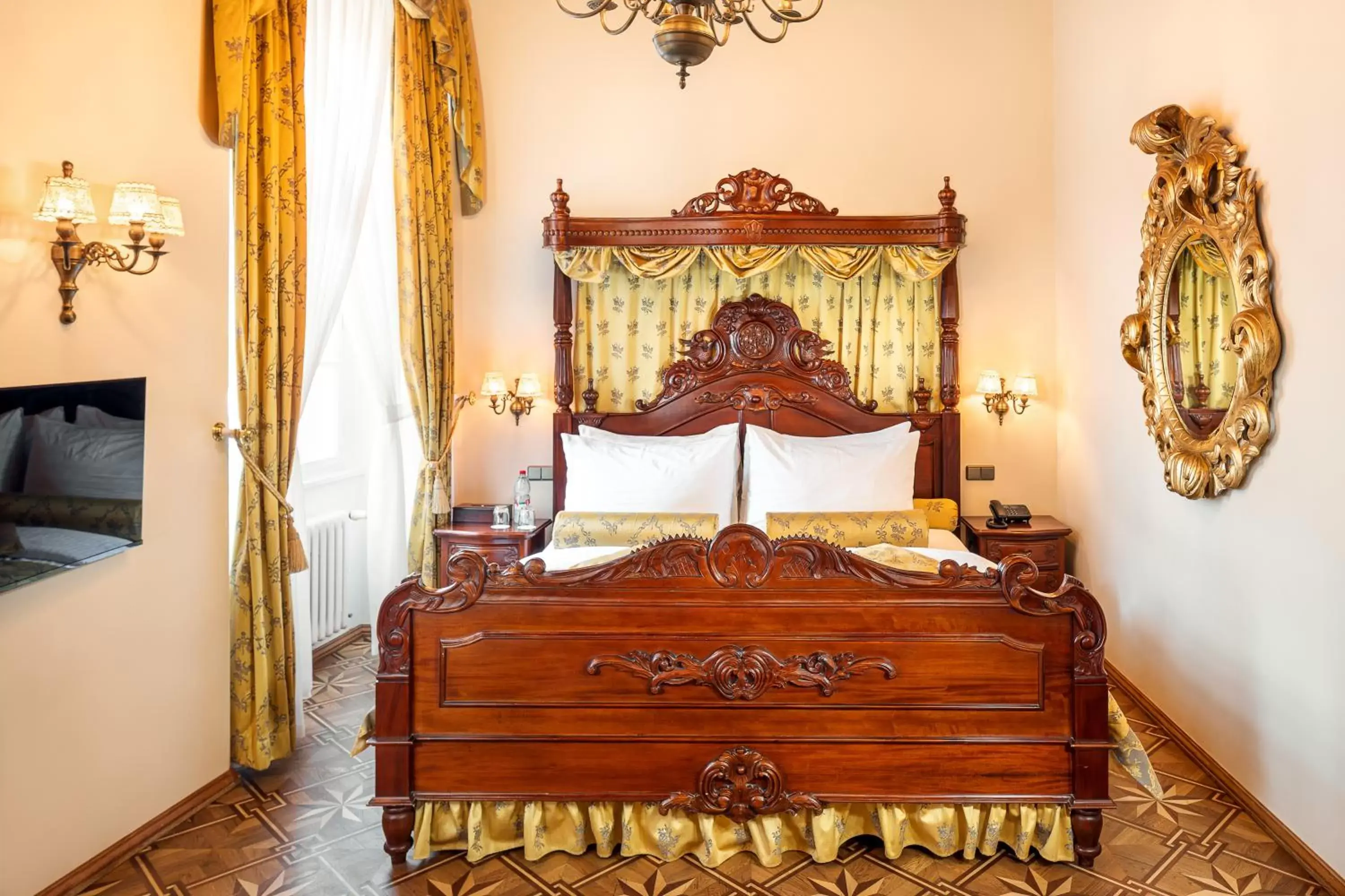 Bed in Hotel U Prince Prague by BHG Bed in Hotel U Prince Prague by BHG