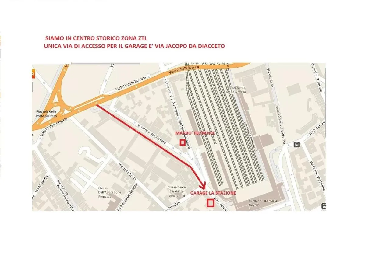 Area and facilities in B&B Marbò Florence