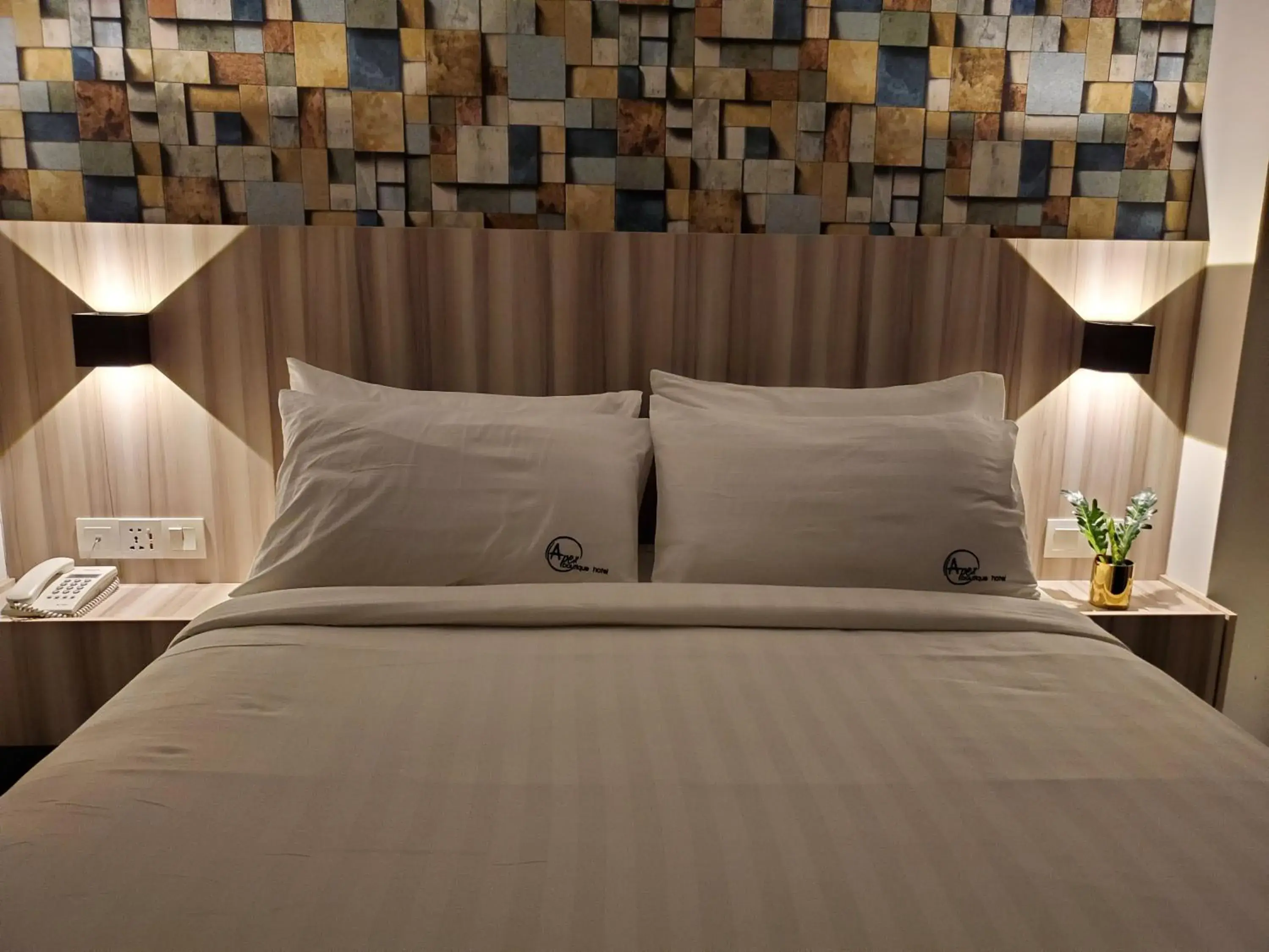 Bed in Apex Boutique Hotel @ Bandar Sunway