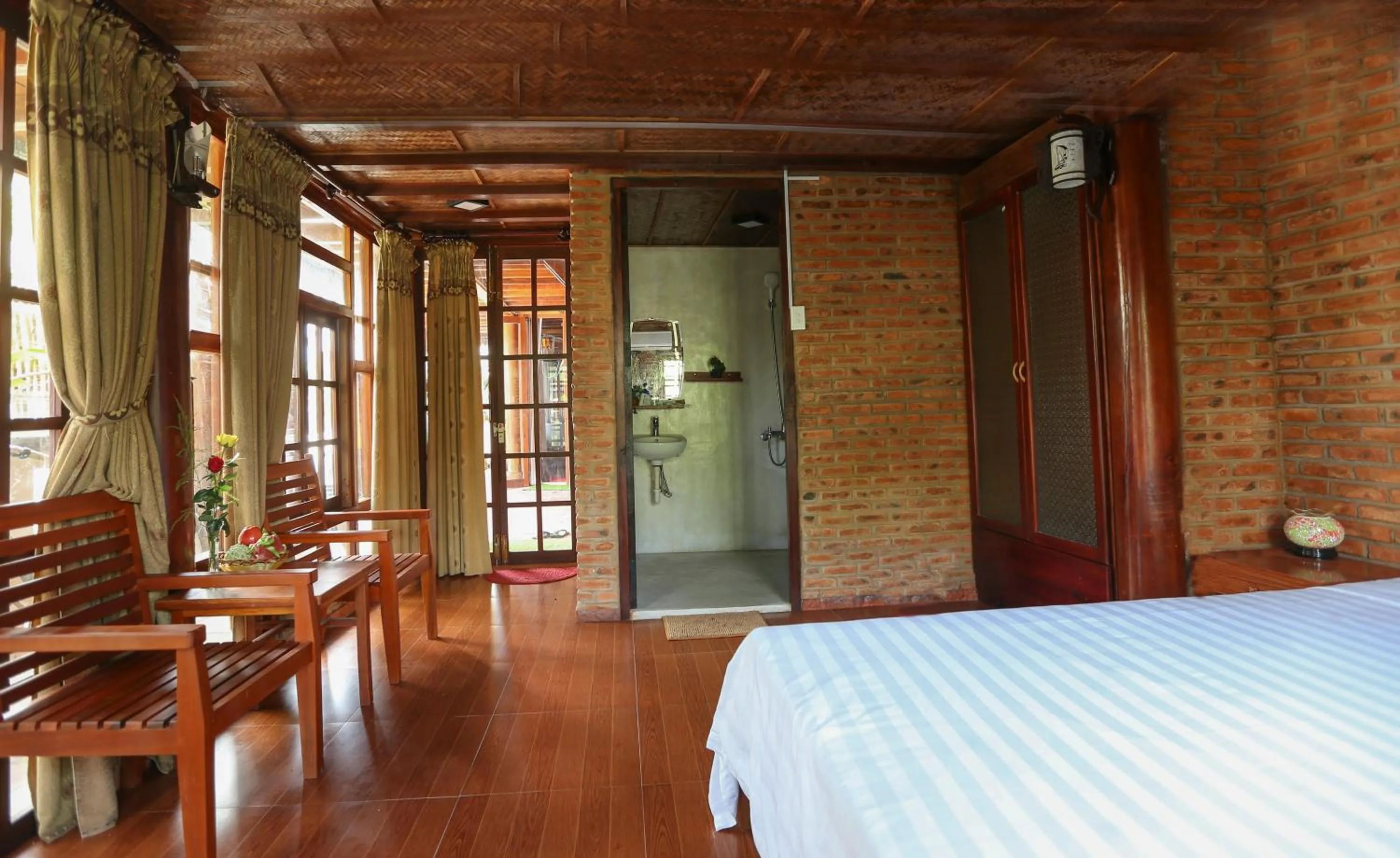 Bedroom, Bed in Seaside An Bang Homestay