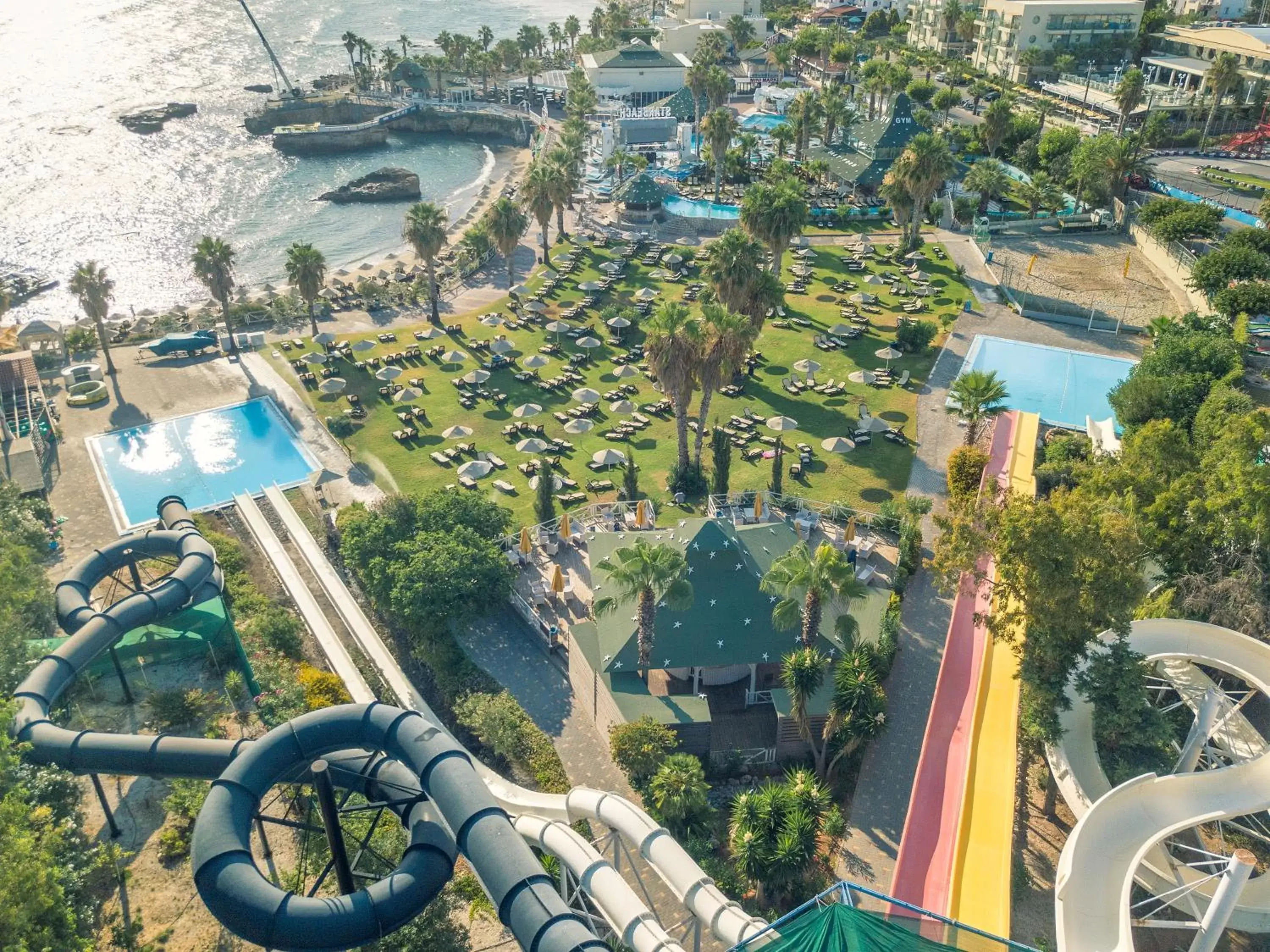 Bird's-eye View in Star Beach Village & Water Park