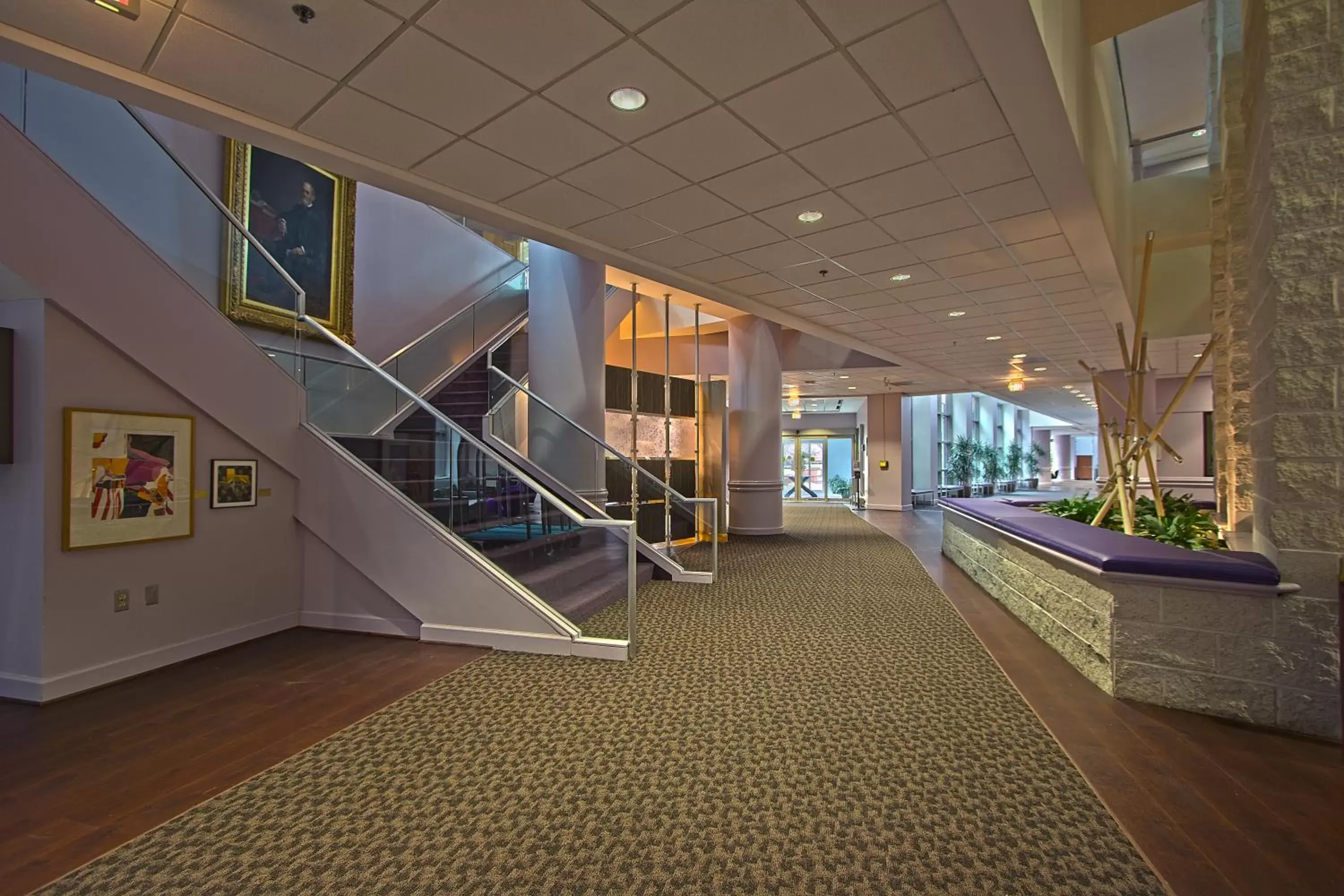 Lobby or reception in Kellogg Conference Hotel at Gallaudet University