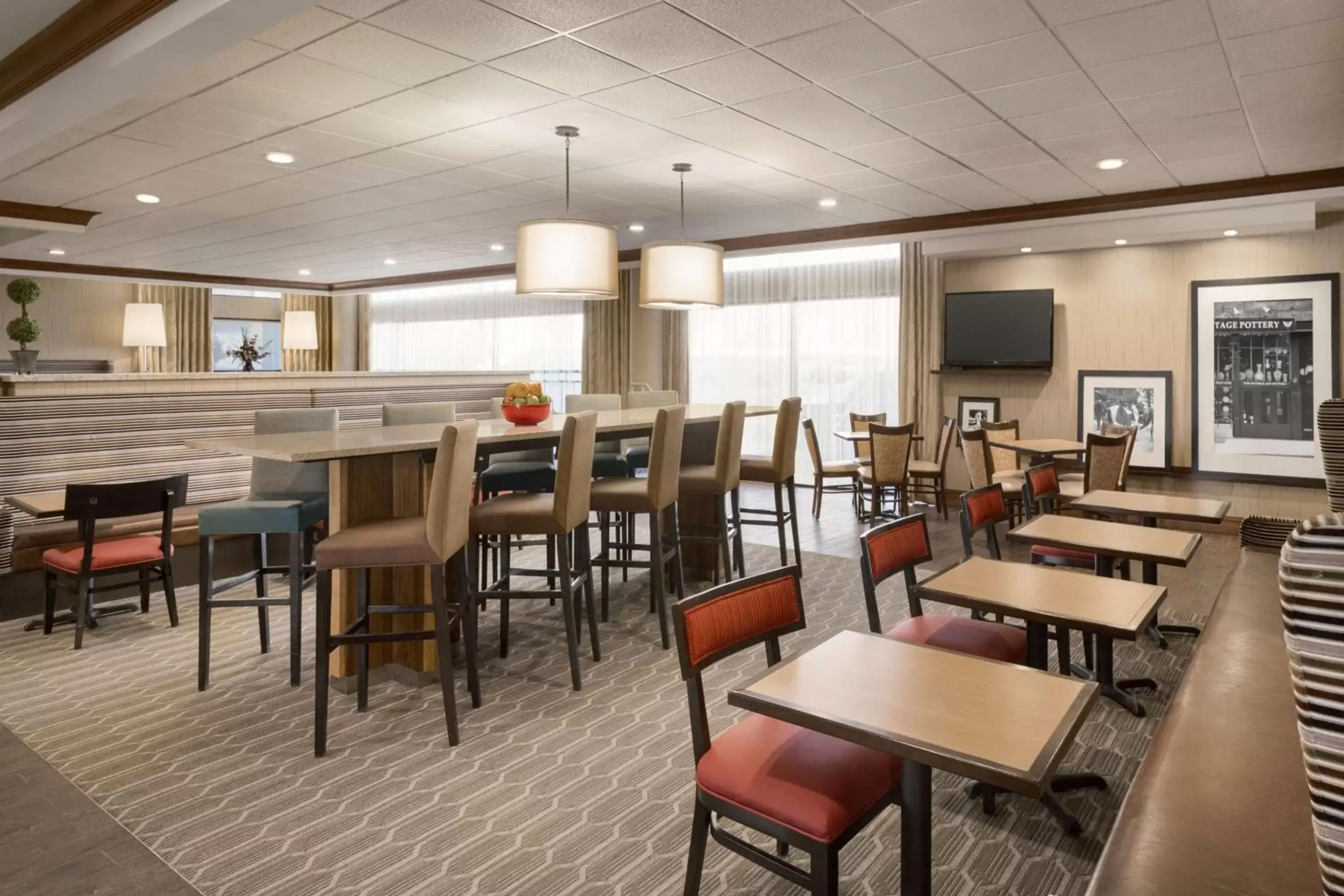 Lobby or reception, Restaurant/Places to Eat in Hampton Inn Denver West Federal Center