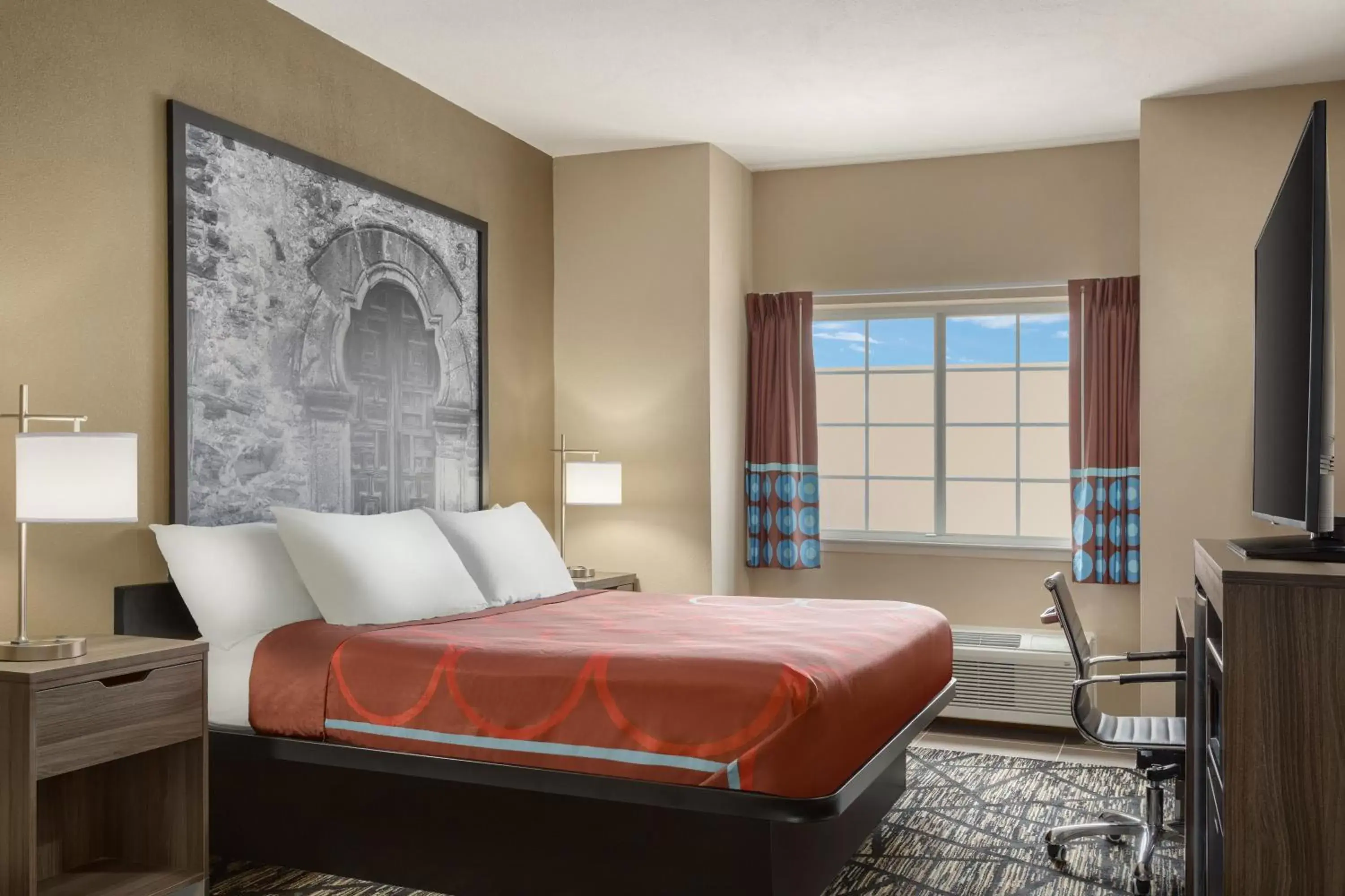 Bedroom, Bed in Super 8 by Wyndham San Antonio Airport North