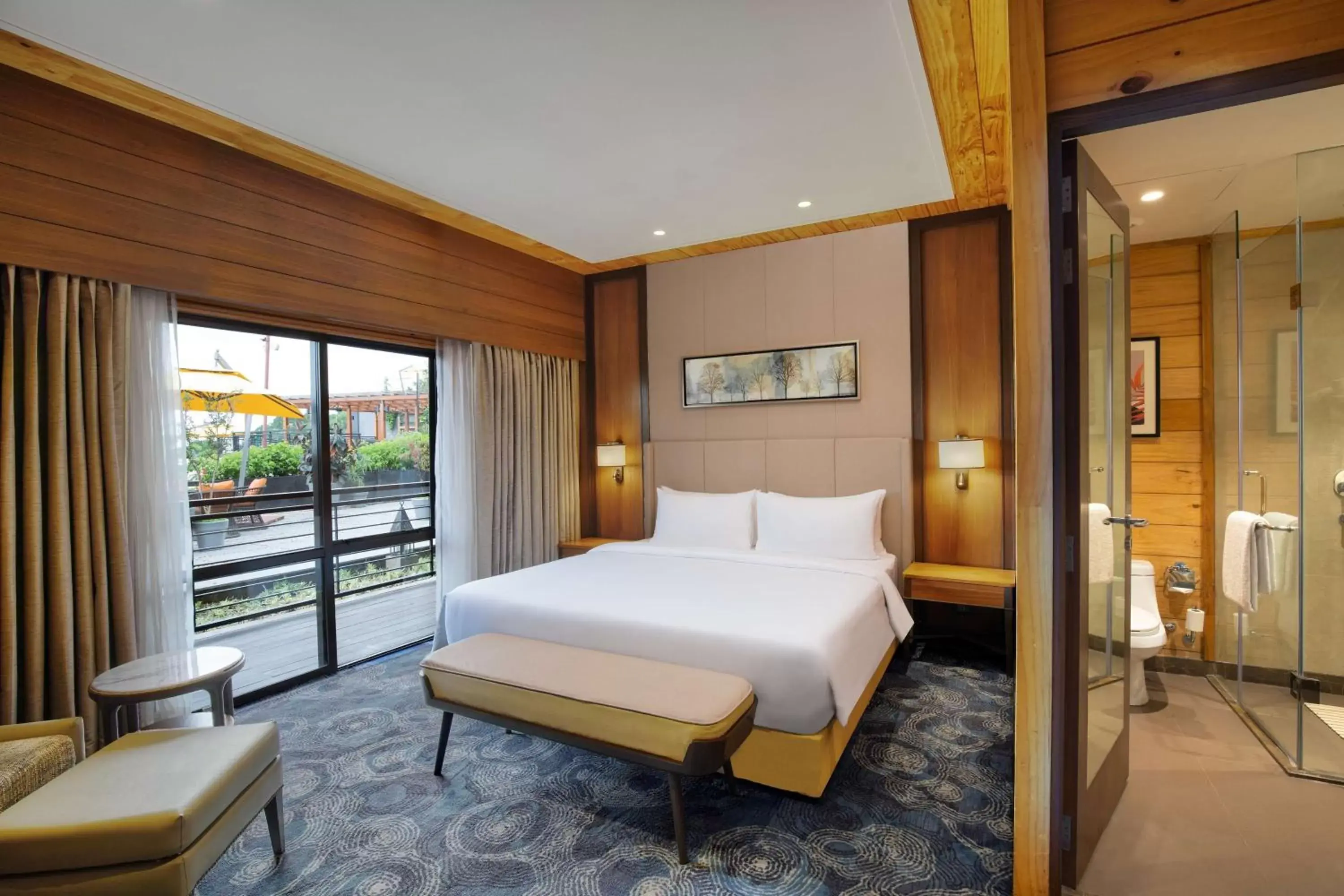 Photo of the whole room, Bed in Radisson Blu Resort Dharamshala Photo of the whole room, Bed in Radisson Blu Resort Dharamshala