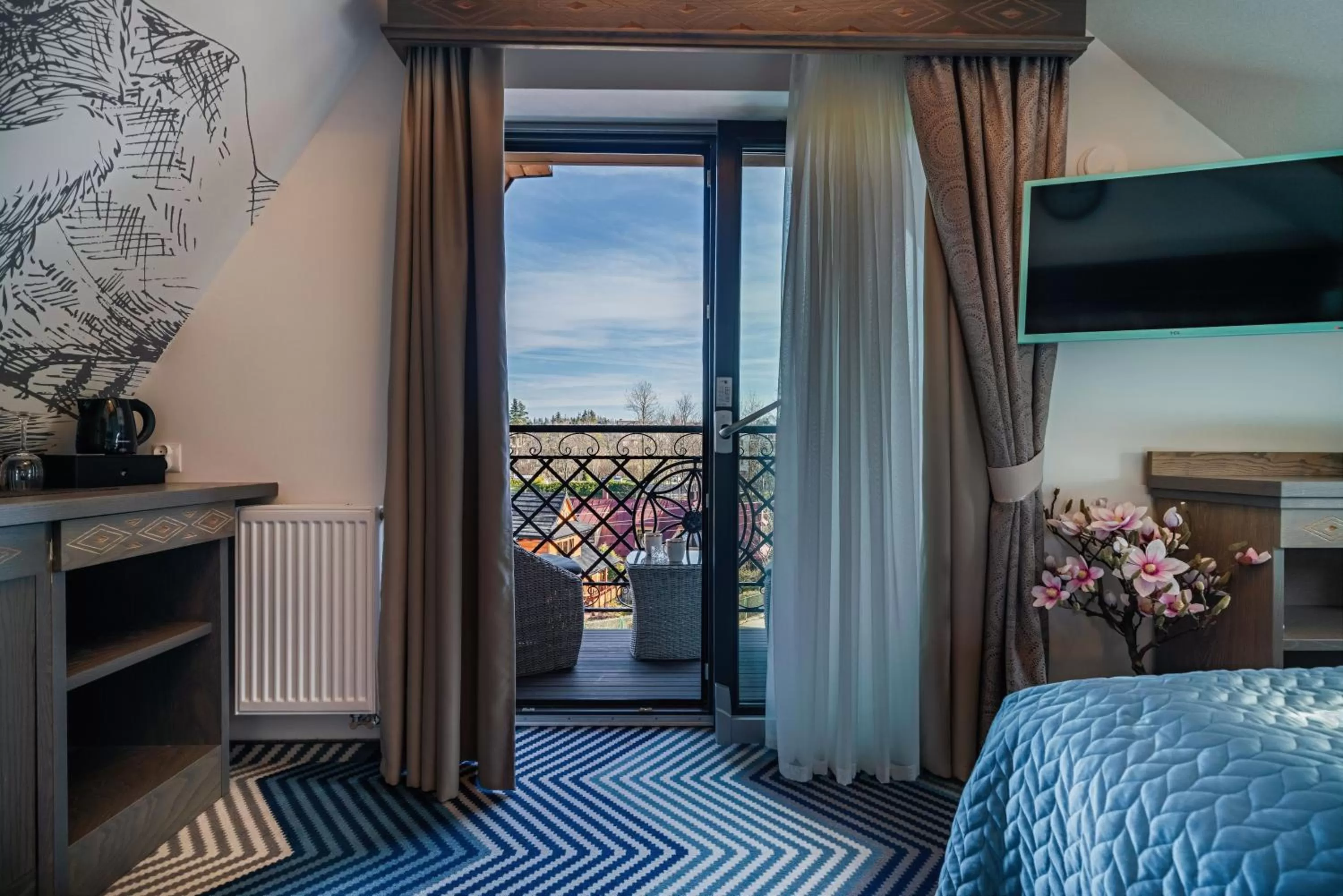 Balcony/Terrace in Serce Tatr Residence Zakopane - blisko Krupówek