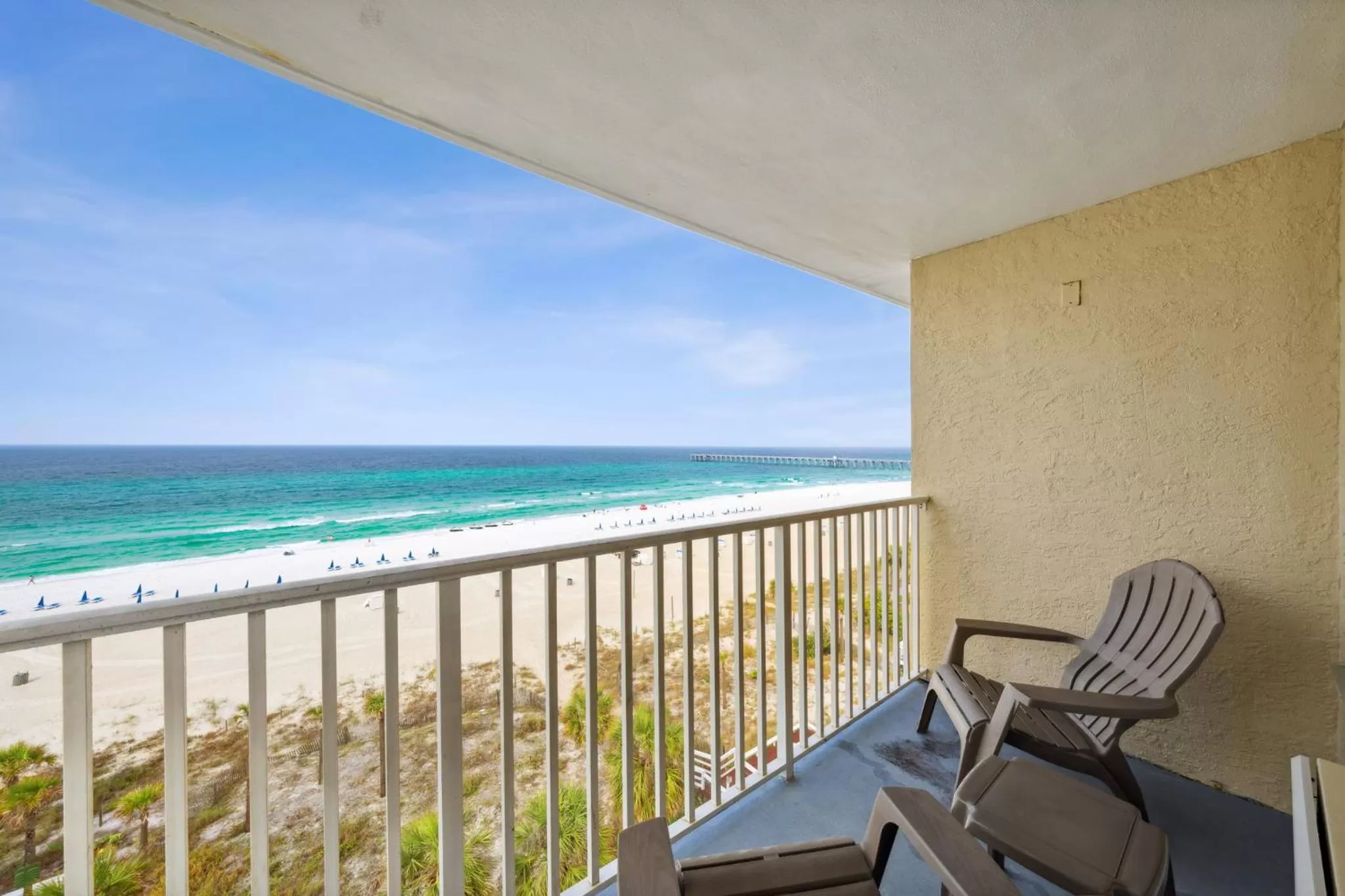 Balcony/Terrace in Beach Tower Beachfront Hotel, a By The Sea Resort