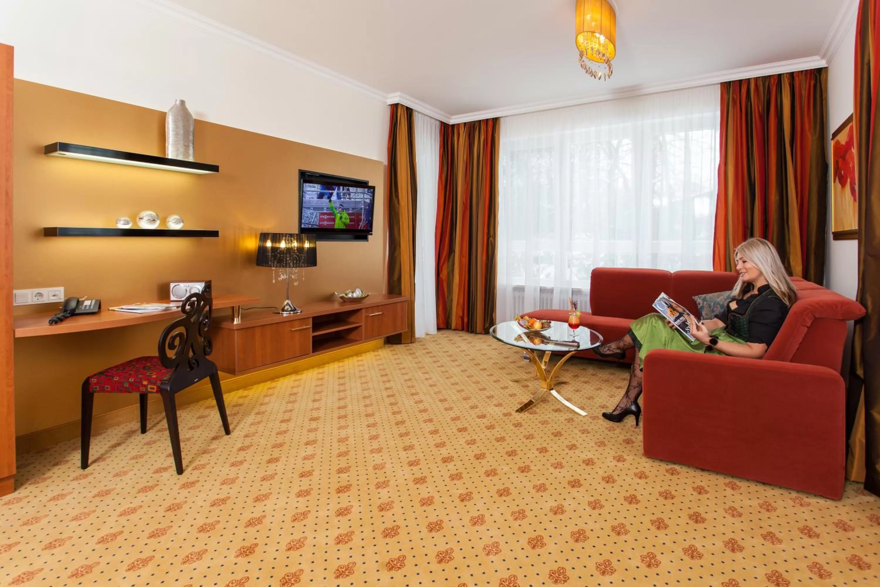 Living room in Thermalhotel Gass