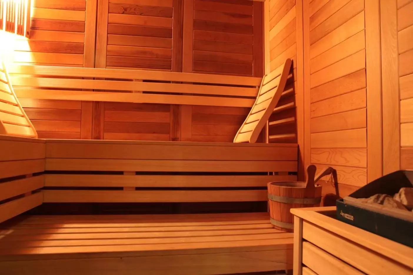 Sauna in Queen's Astoria Design Hotel