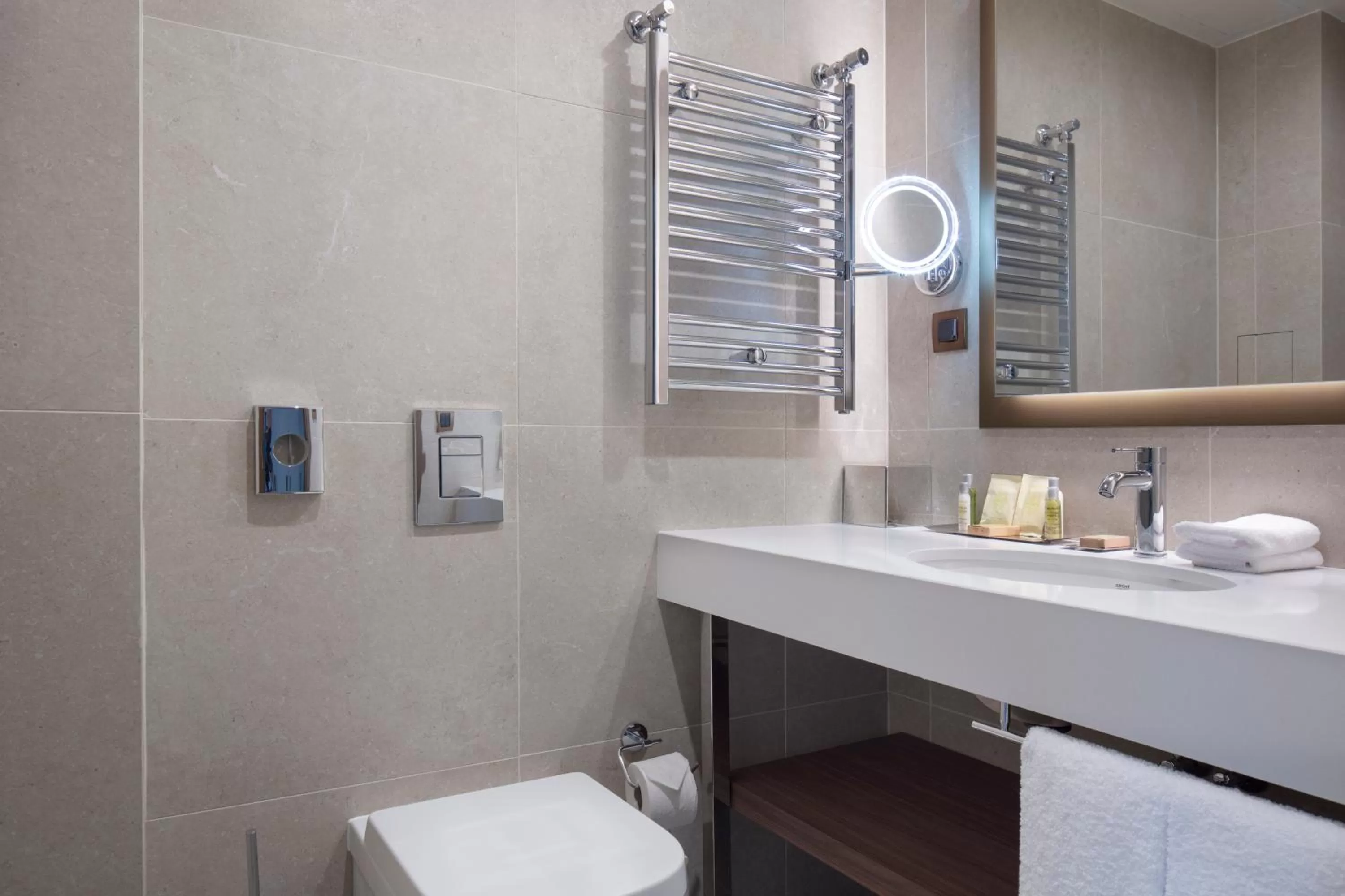 Bathroom in Doubletree By Hilton Plovdiv Center