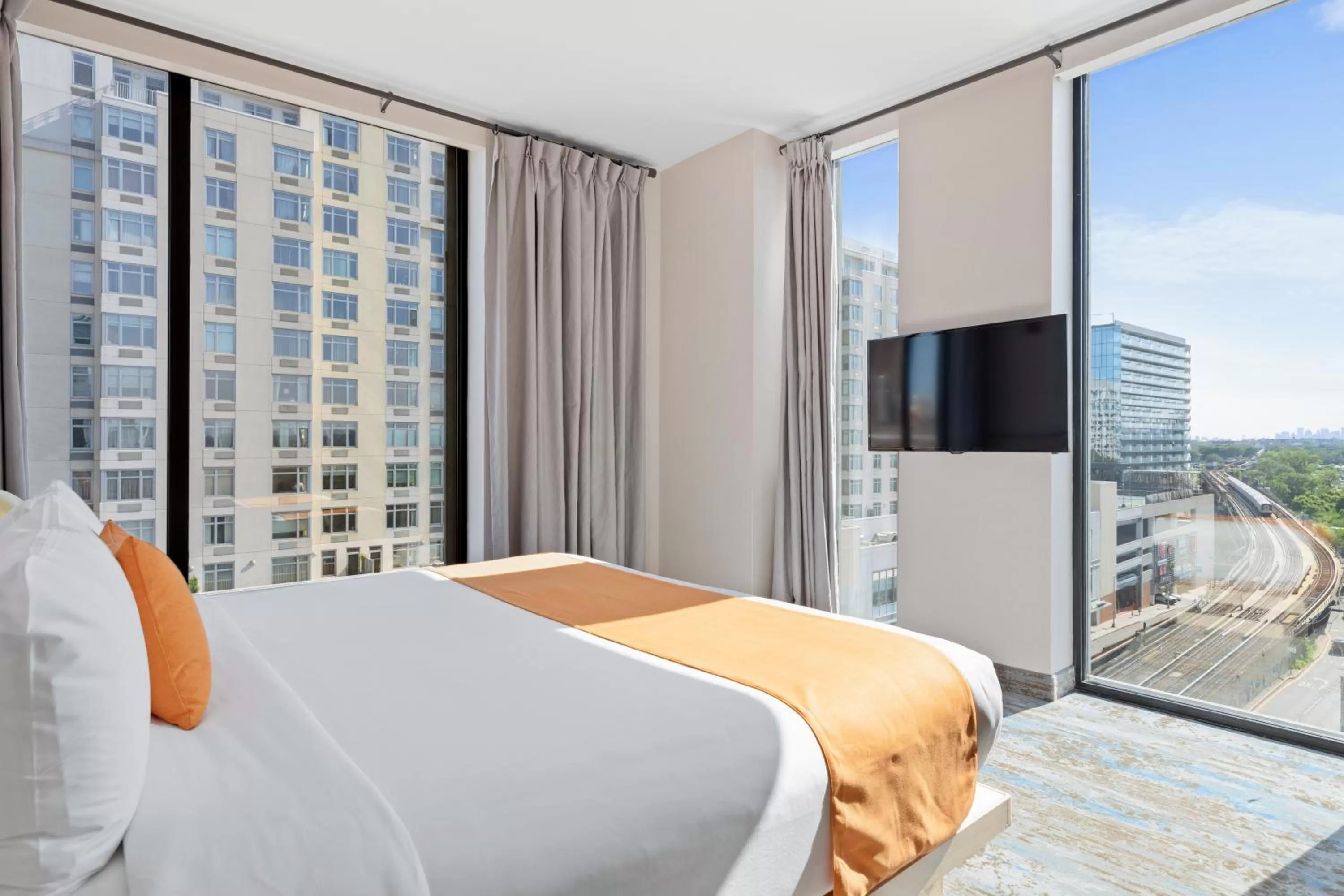 Bed in The Parc Hotel