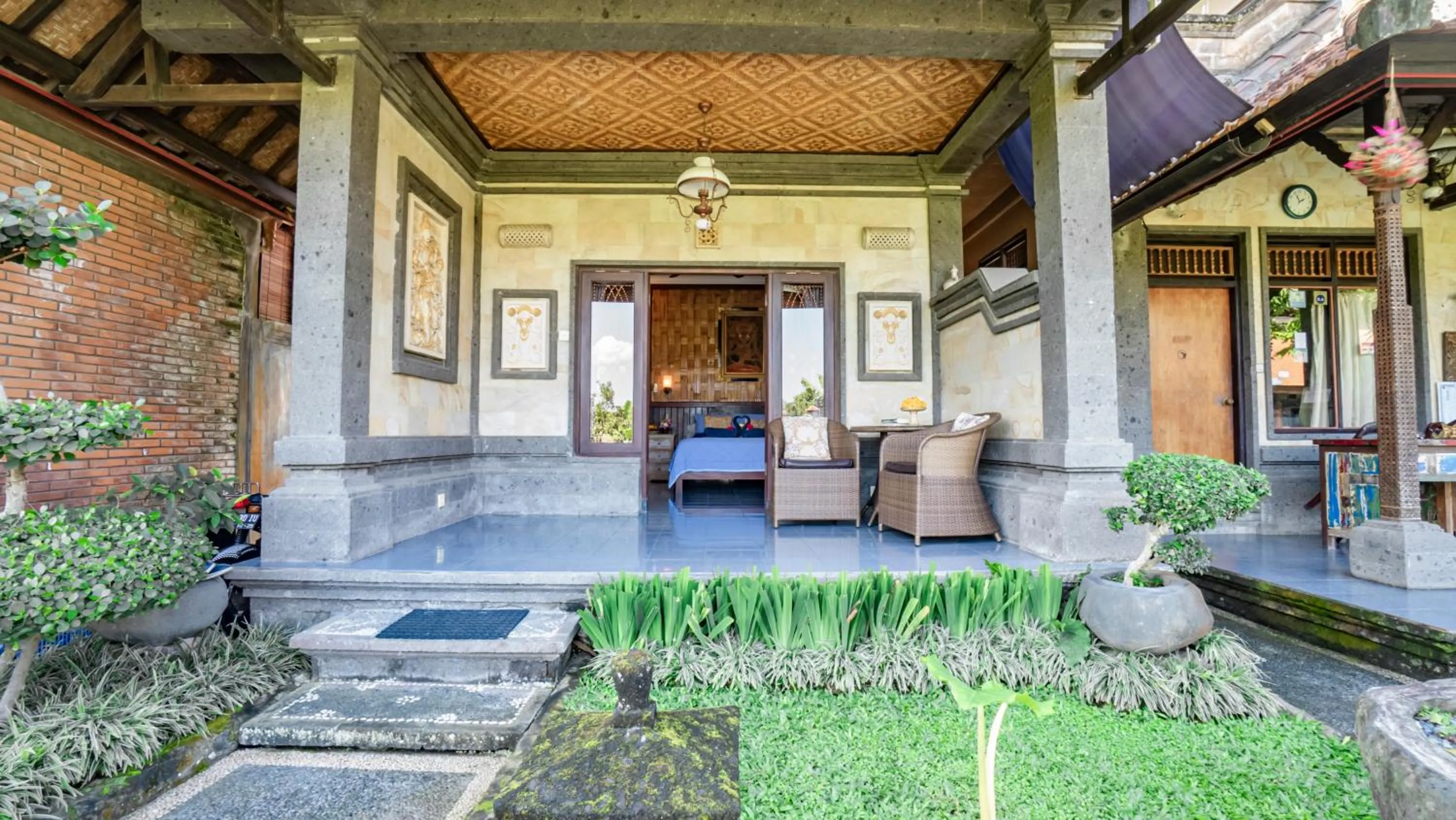 Patio in Kun - Kun Guest House Ubud