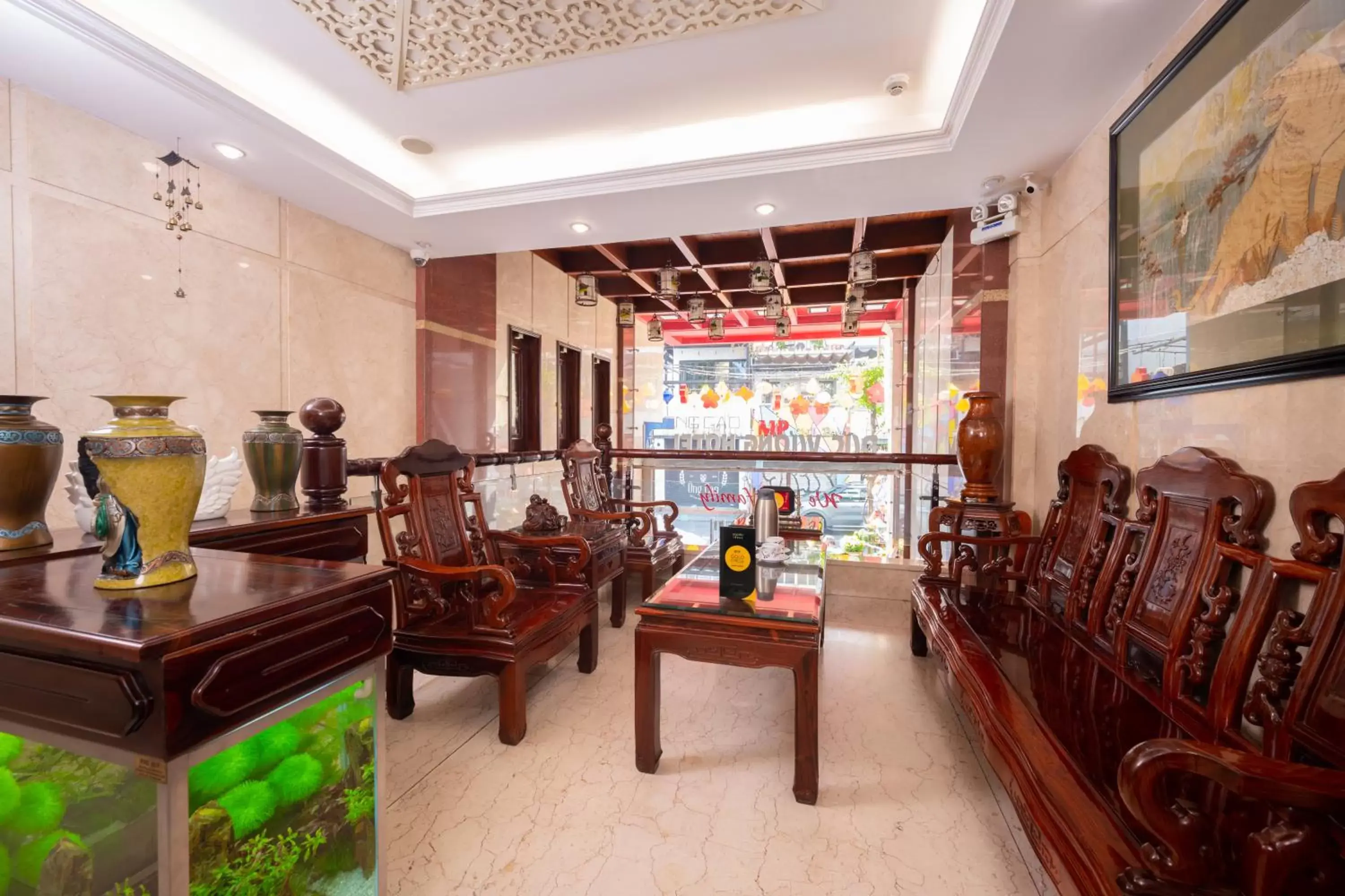 Lobby or reception in Duc Vuong Saigon Hotel - Bui Vien Lobby or reception in Duc Vuong Saigon Hotel - Bui Vien