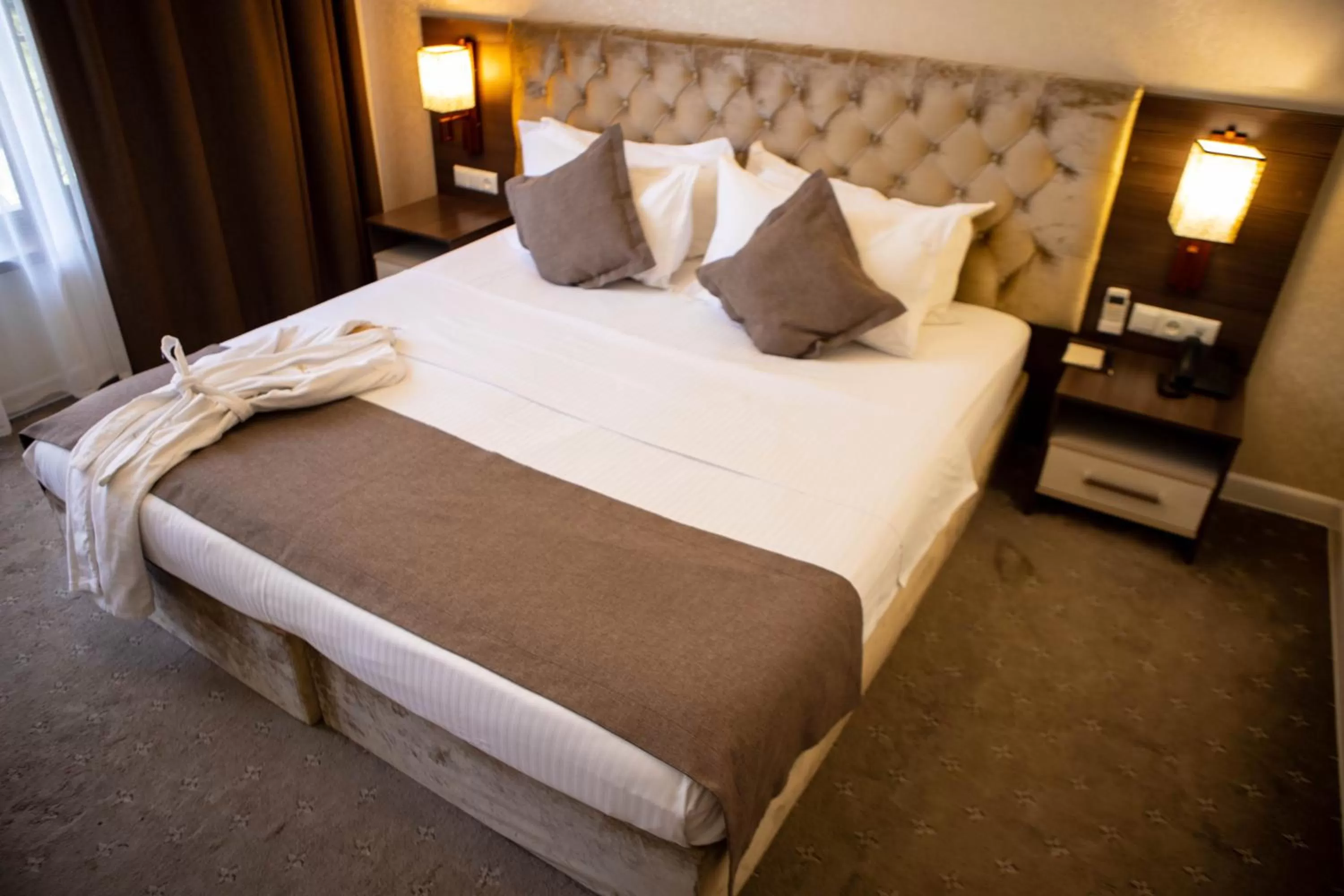 Bed in Hotel FN Shymkent