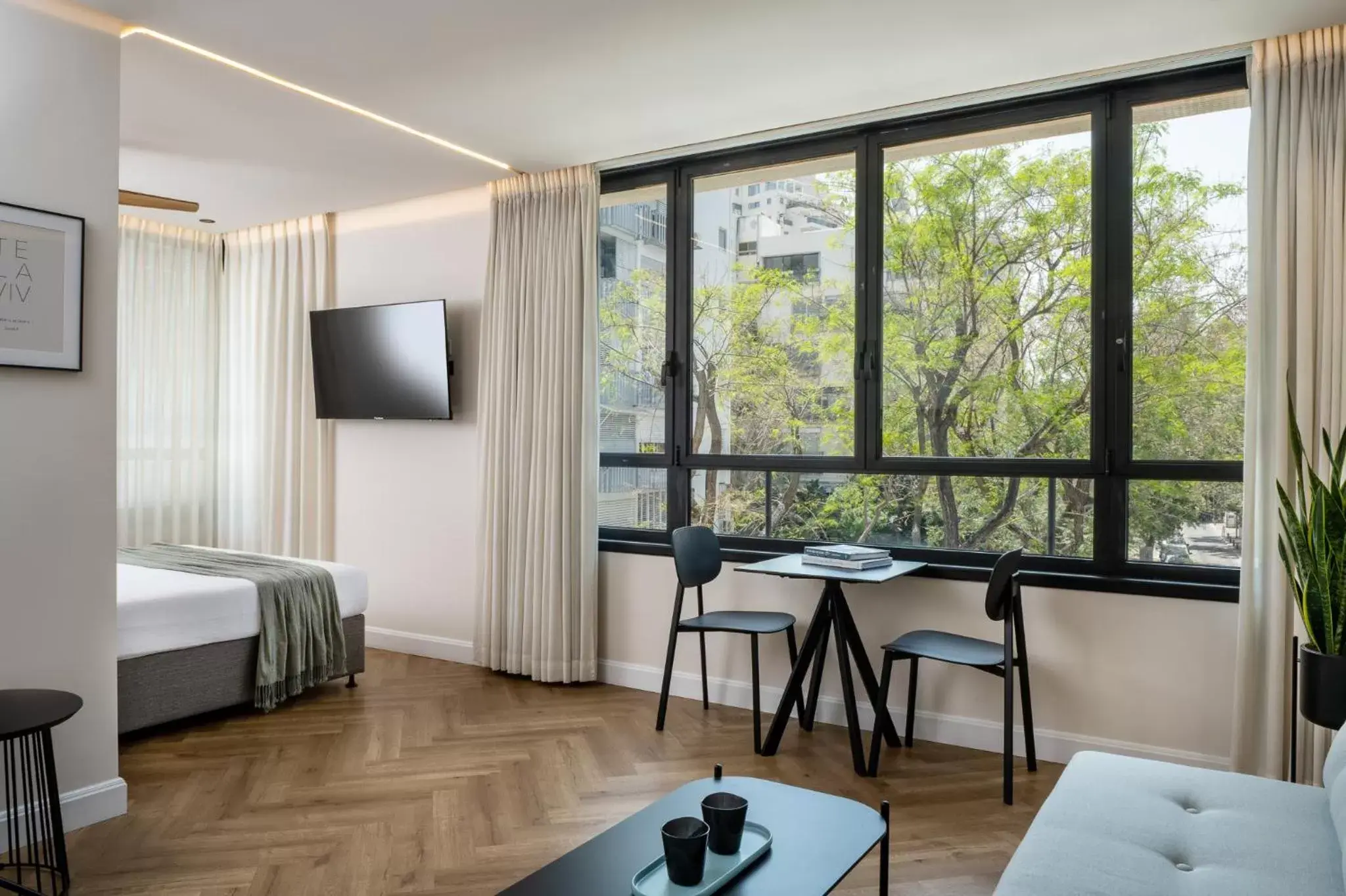 Living room, TV/Entertainment Center in The Arbel Tel Aviv