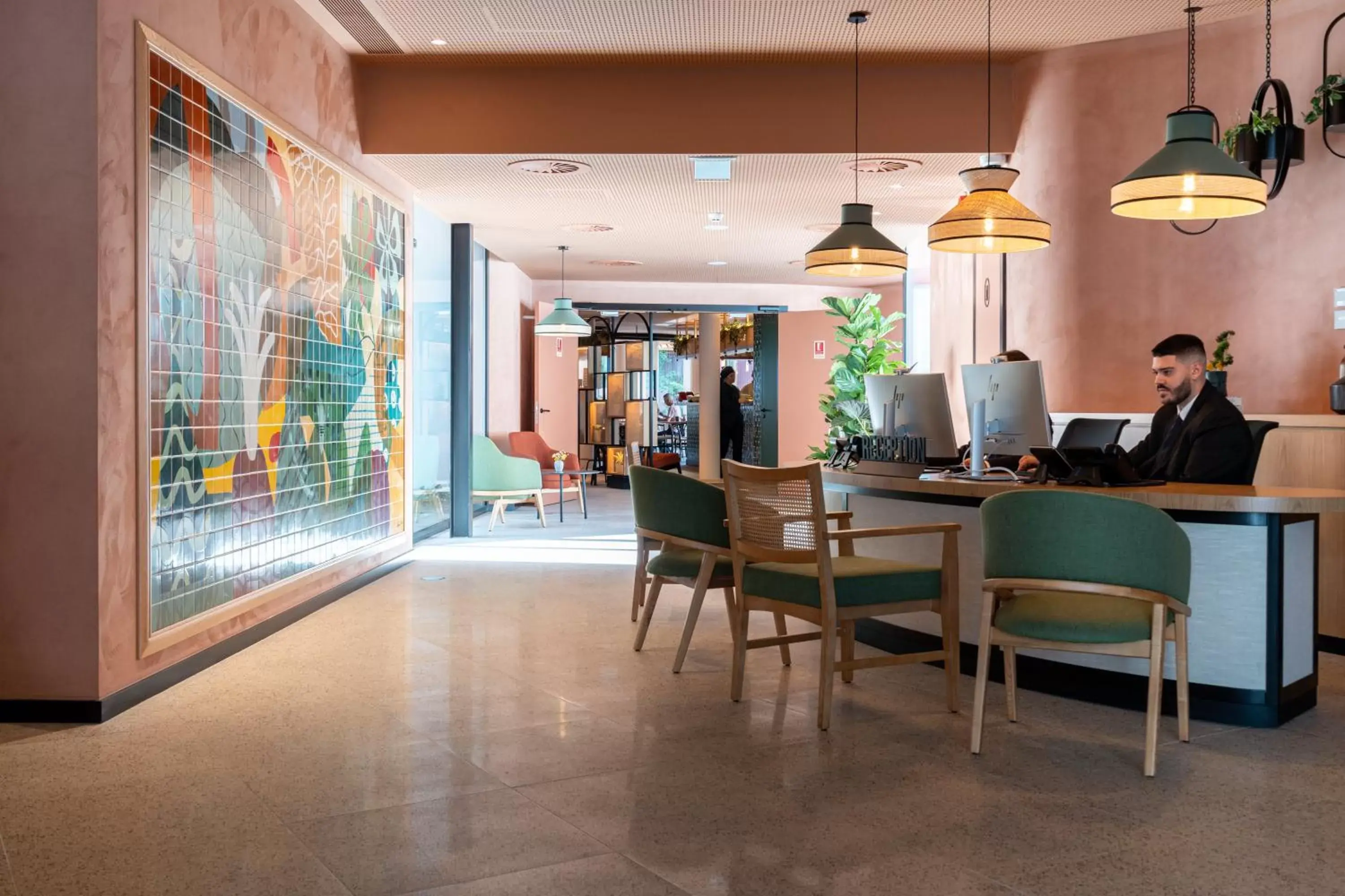 Lobby or reception in The Editory Garden Porto Hotel Lobby or reception in The Editory Garden Porto Hotel