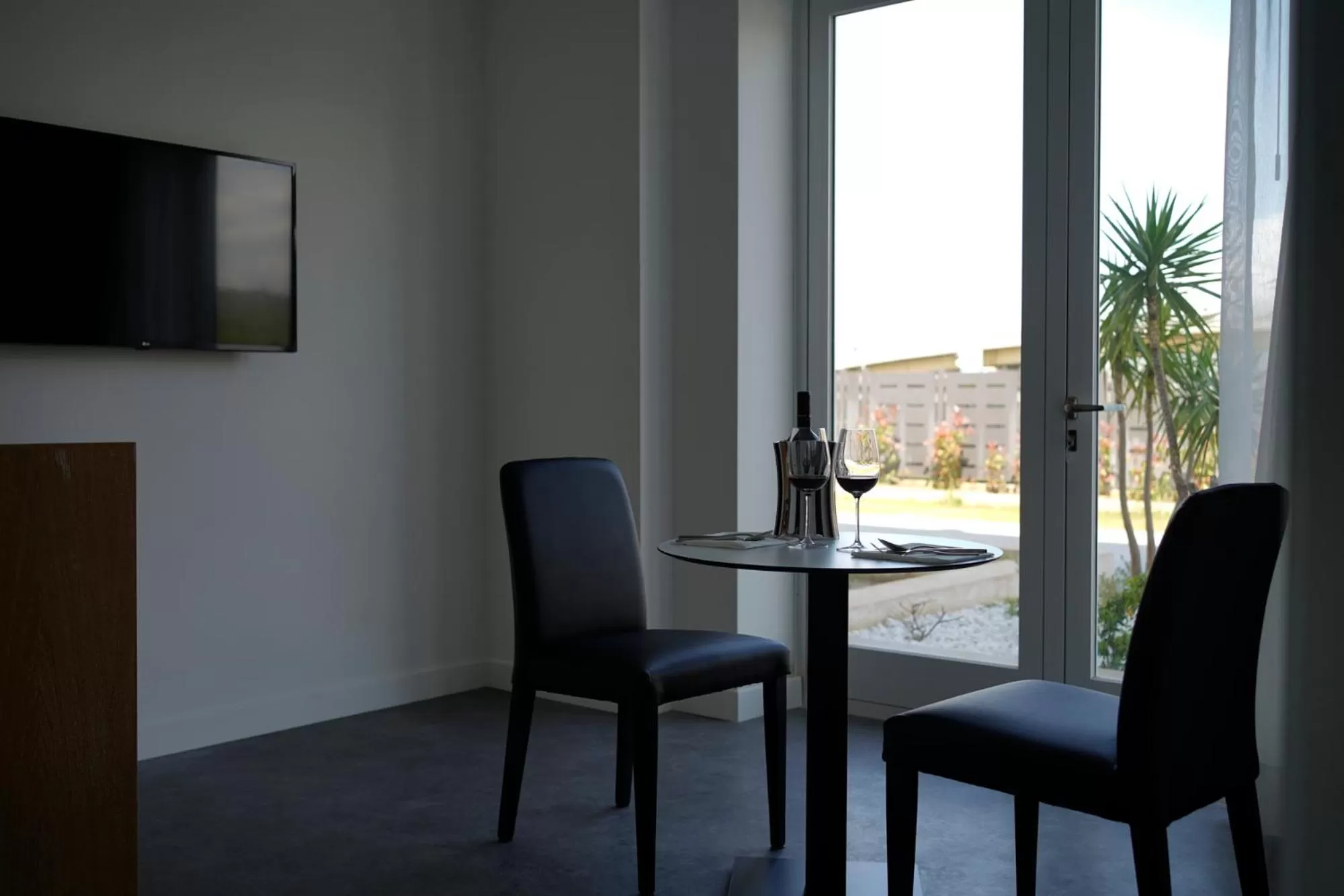 Seating area in PM Hotel