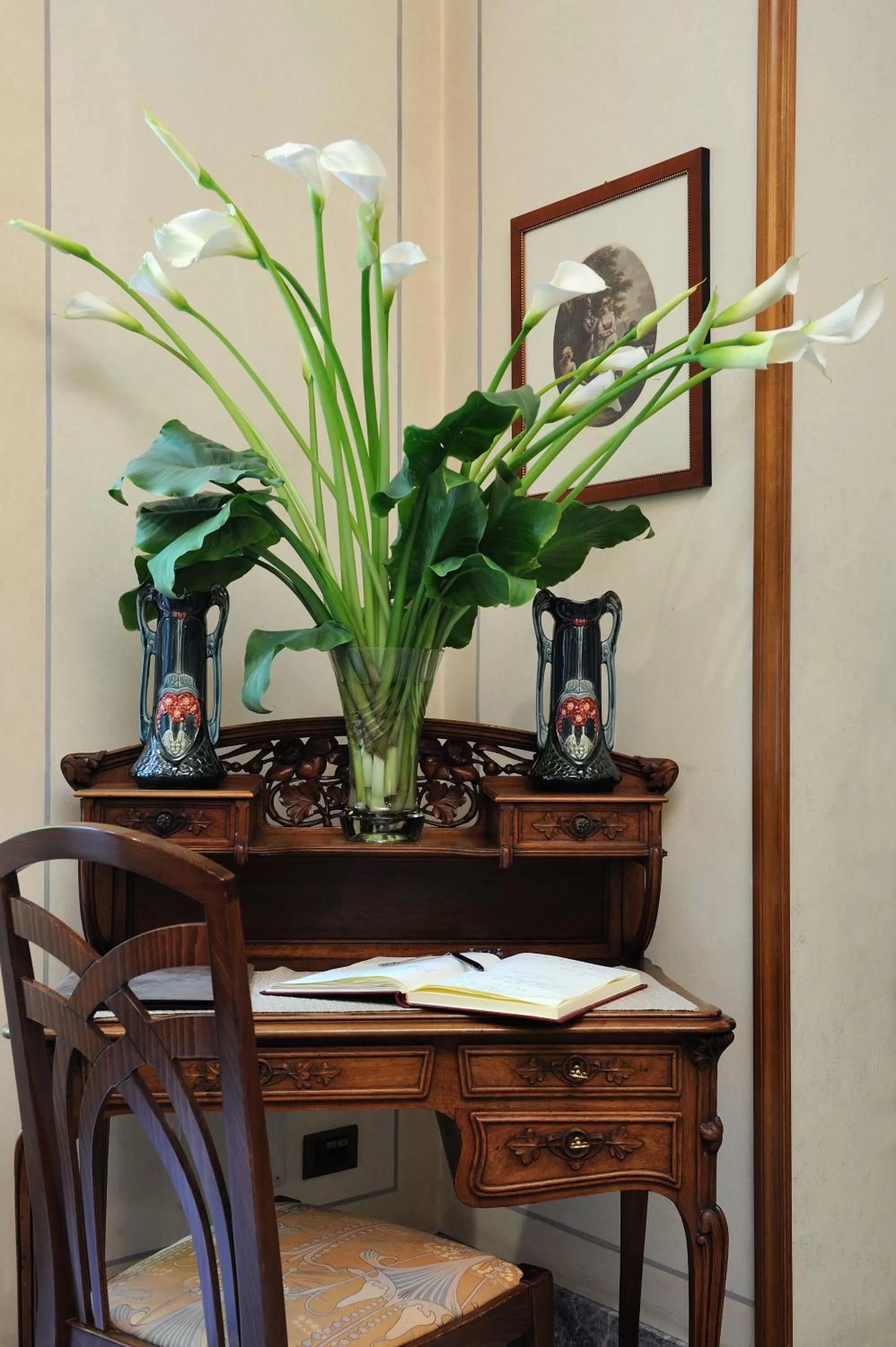 Decorative detail in Hotel Farnese