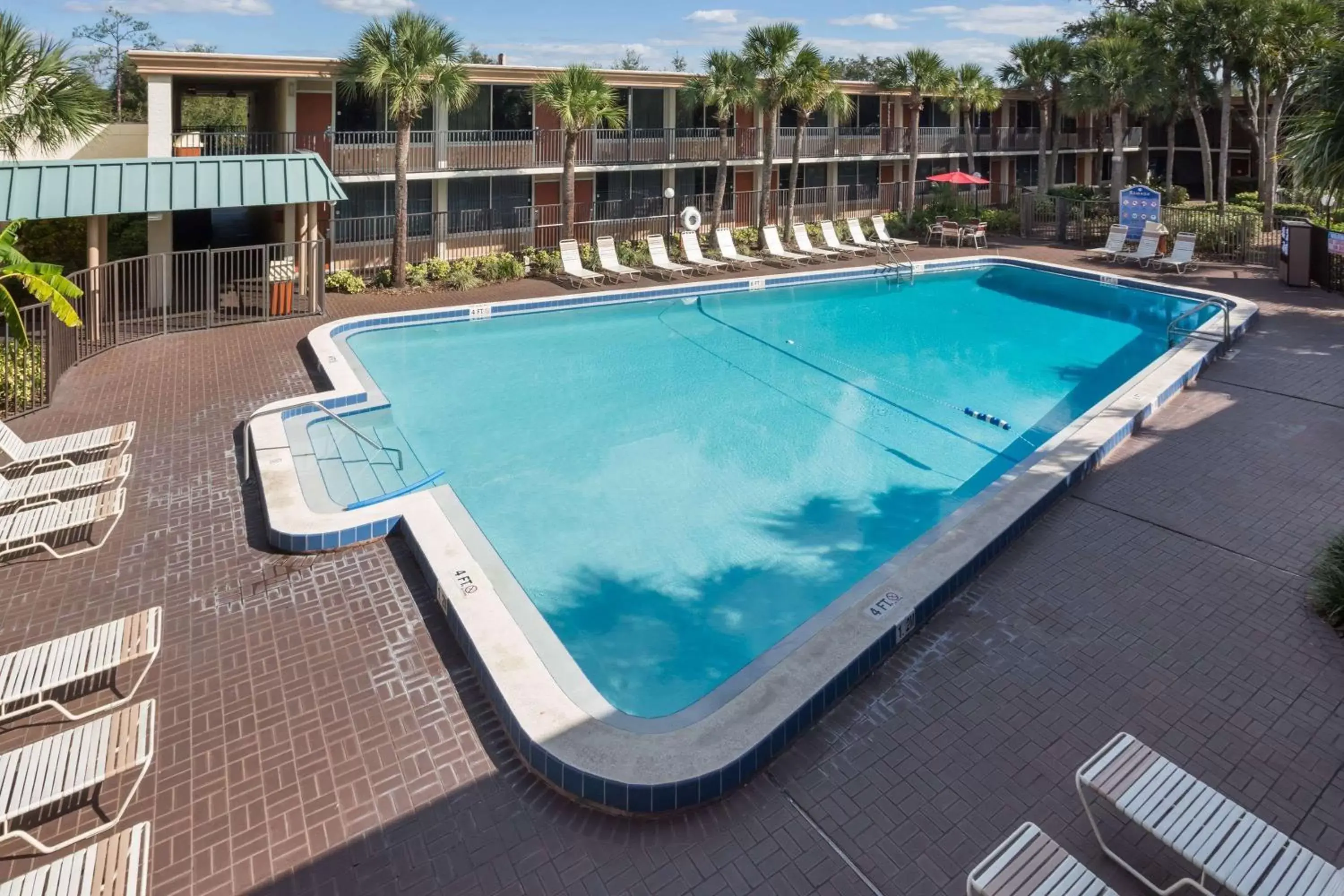 On site, Pool View in Ramada by Wyndham Kissimmee Gateway
