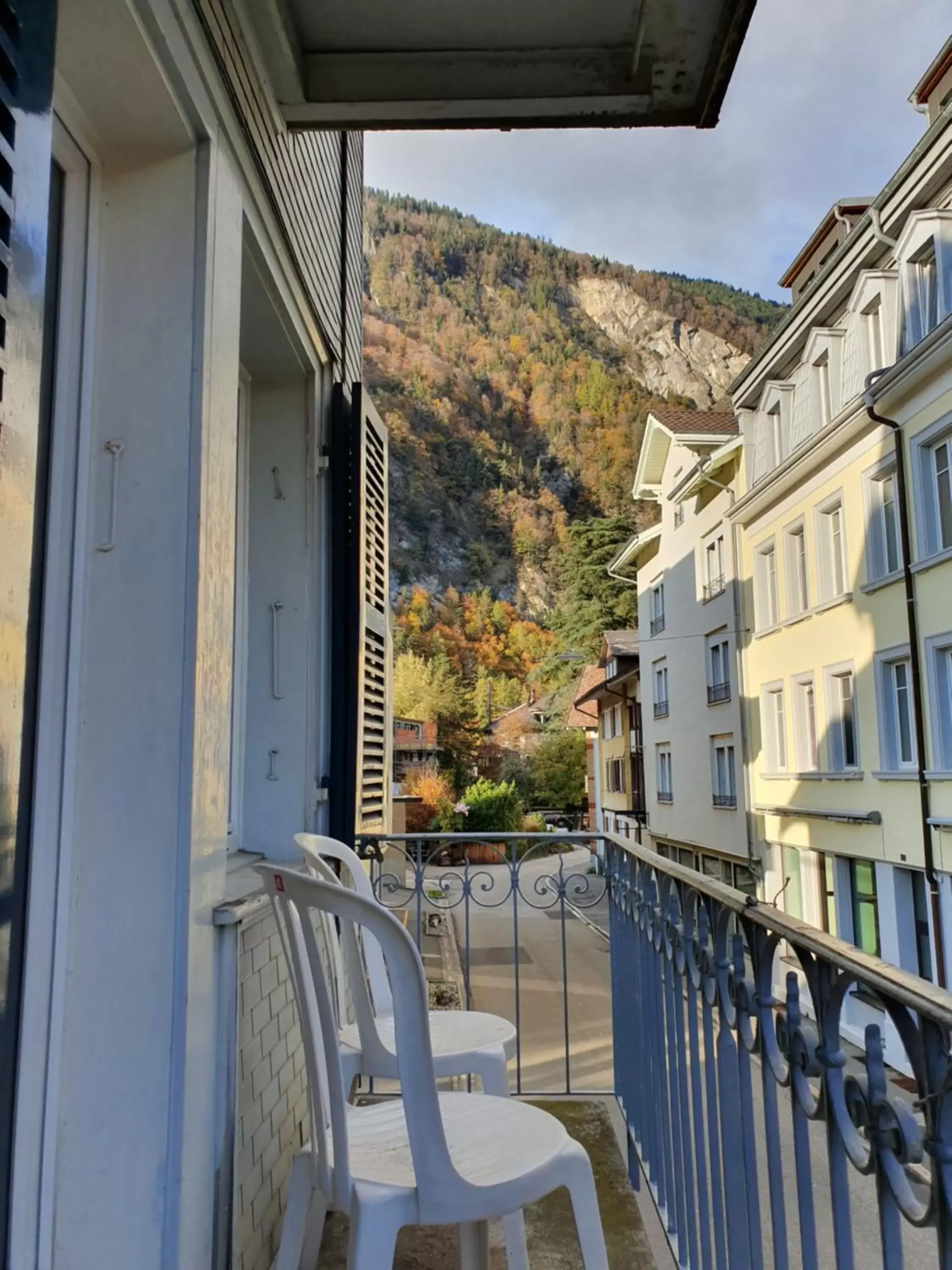 Balcony/Terrace in Interlaken Linda Inn Lodge