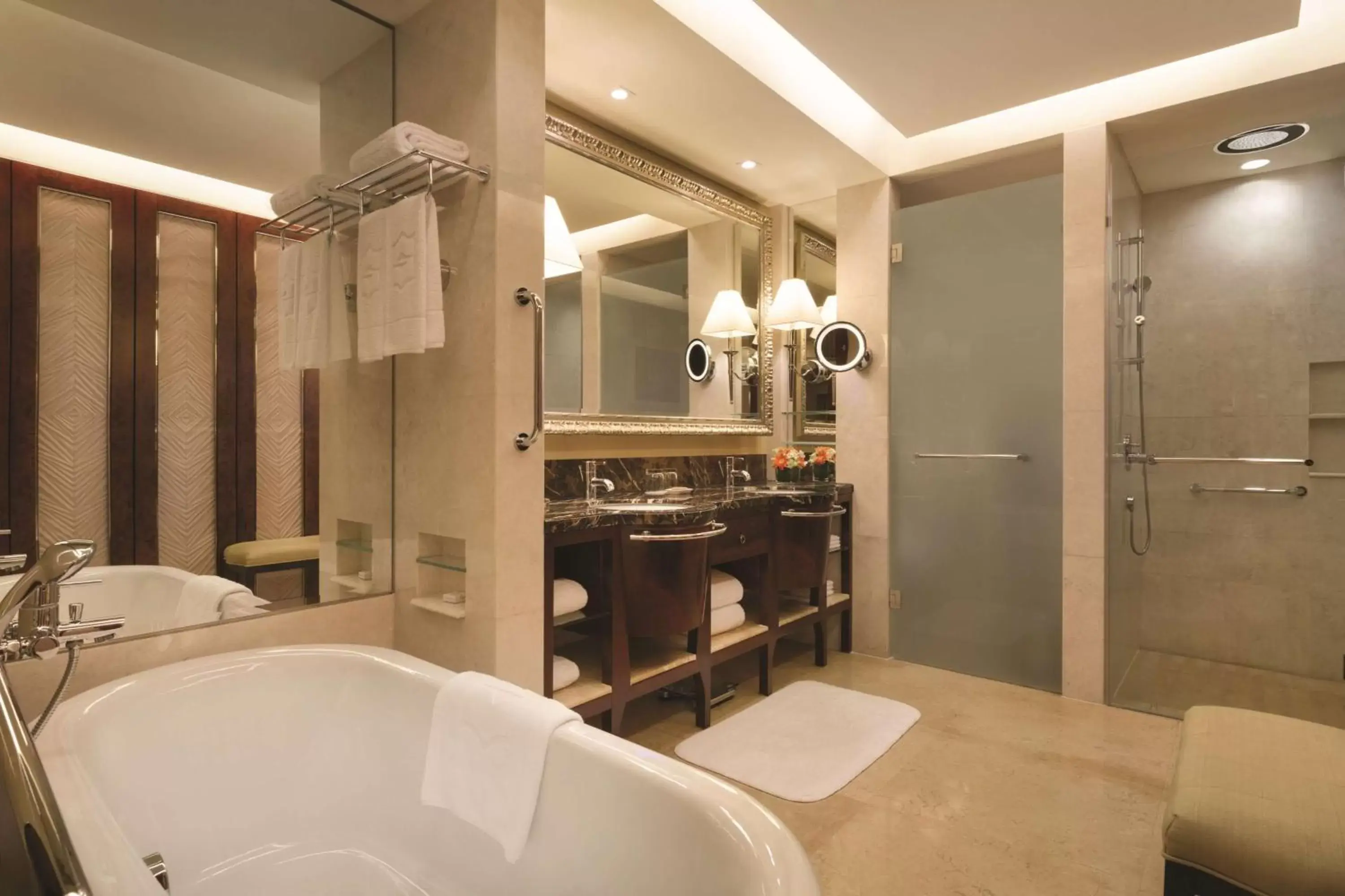 Bathroom in Shangri-La Qingdao - May Fourth Square