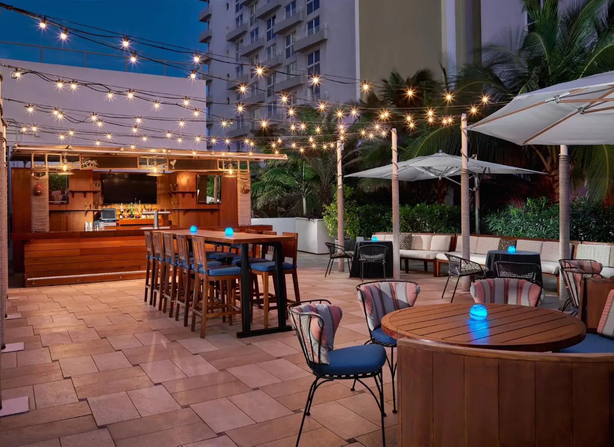 Lounge or bar, Restaurant/Places to Eat in Loews Miami Beach Hotel
