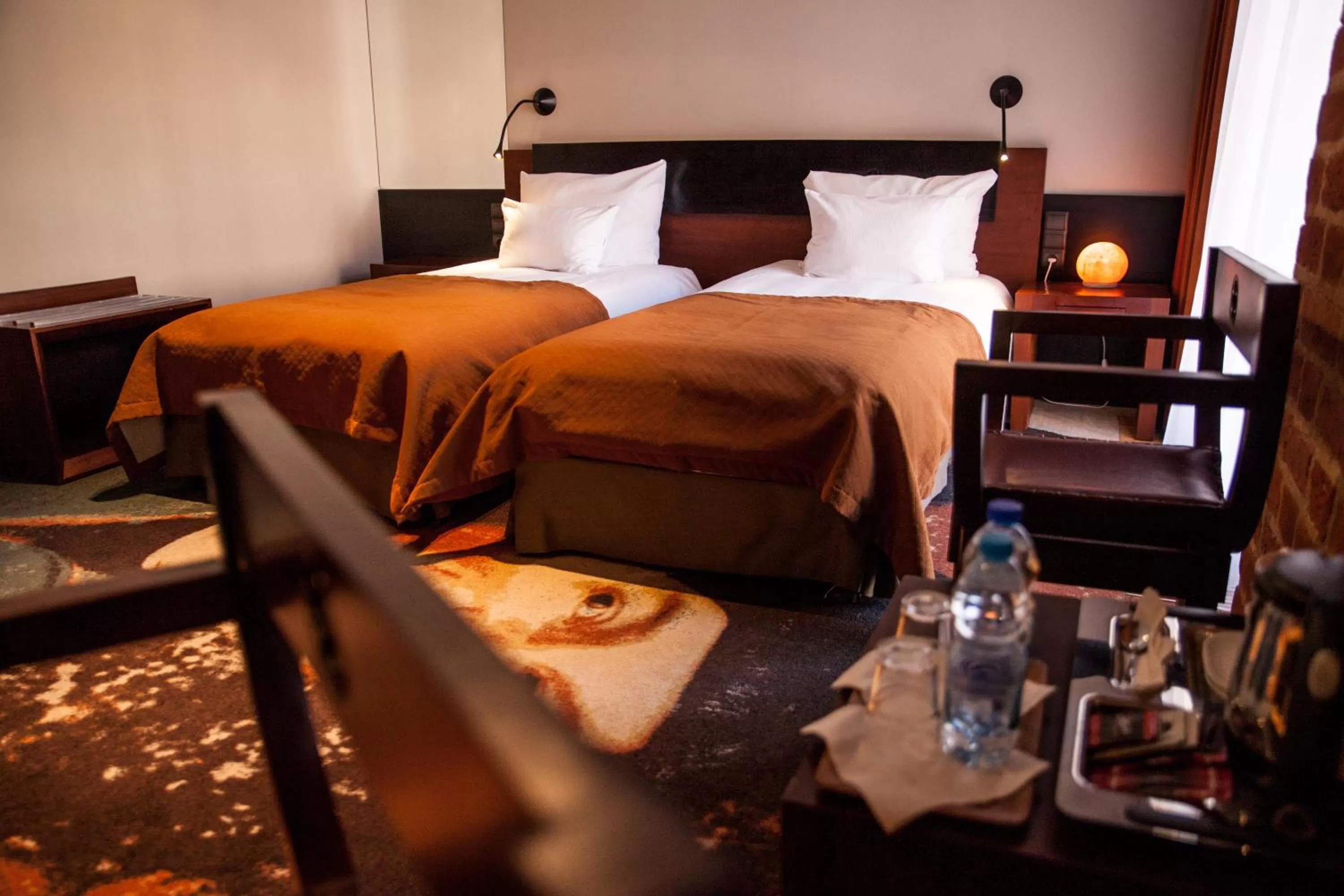 Bed in Hotel Krasicki