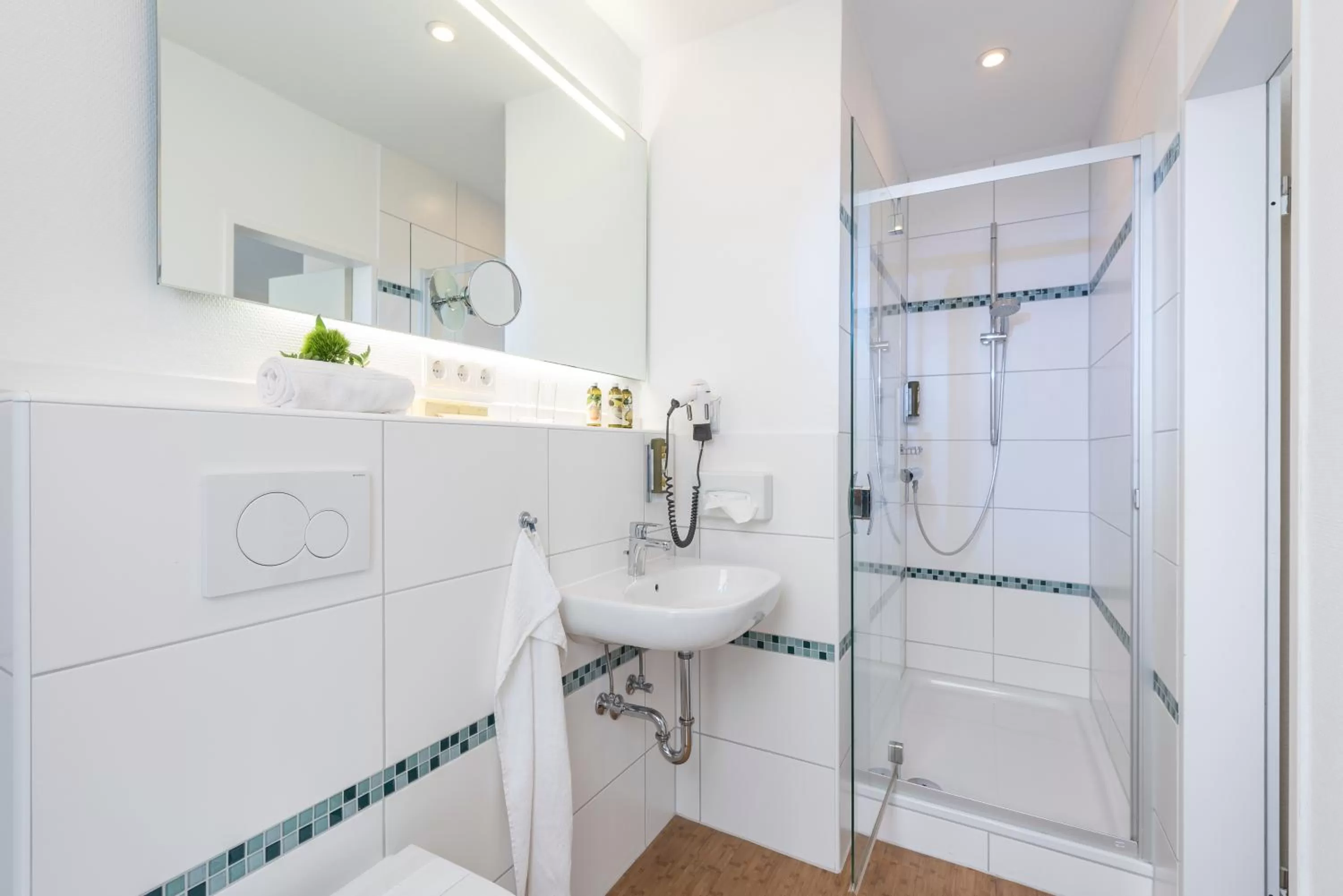 Toilet in Hotel Westfalia