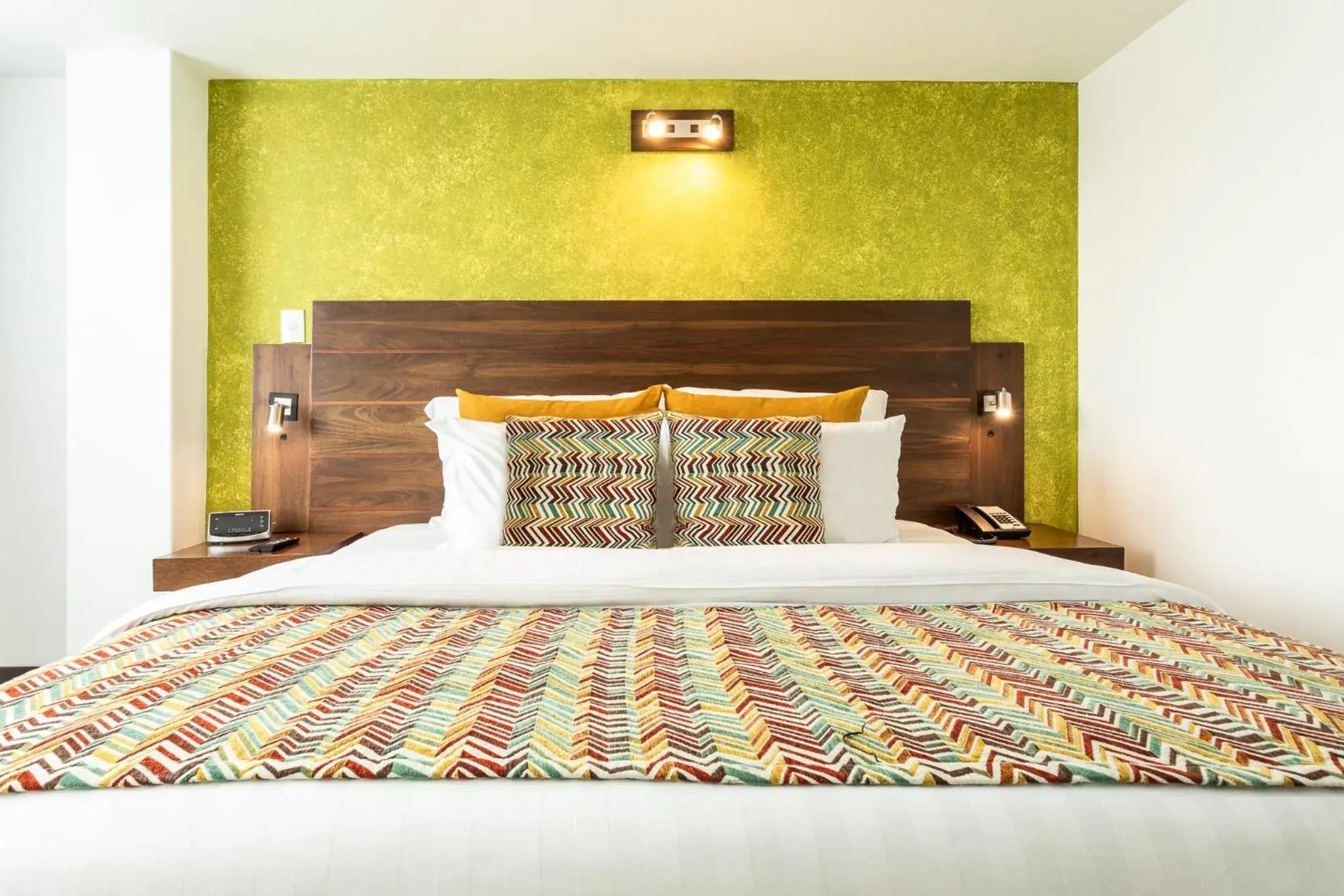 Bed in Hotel Carretero