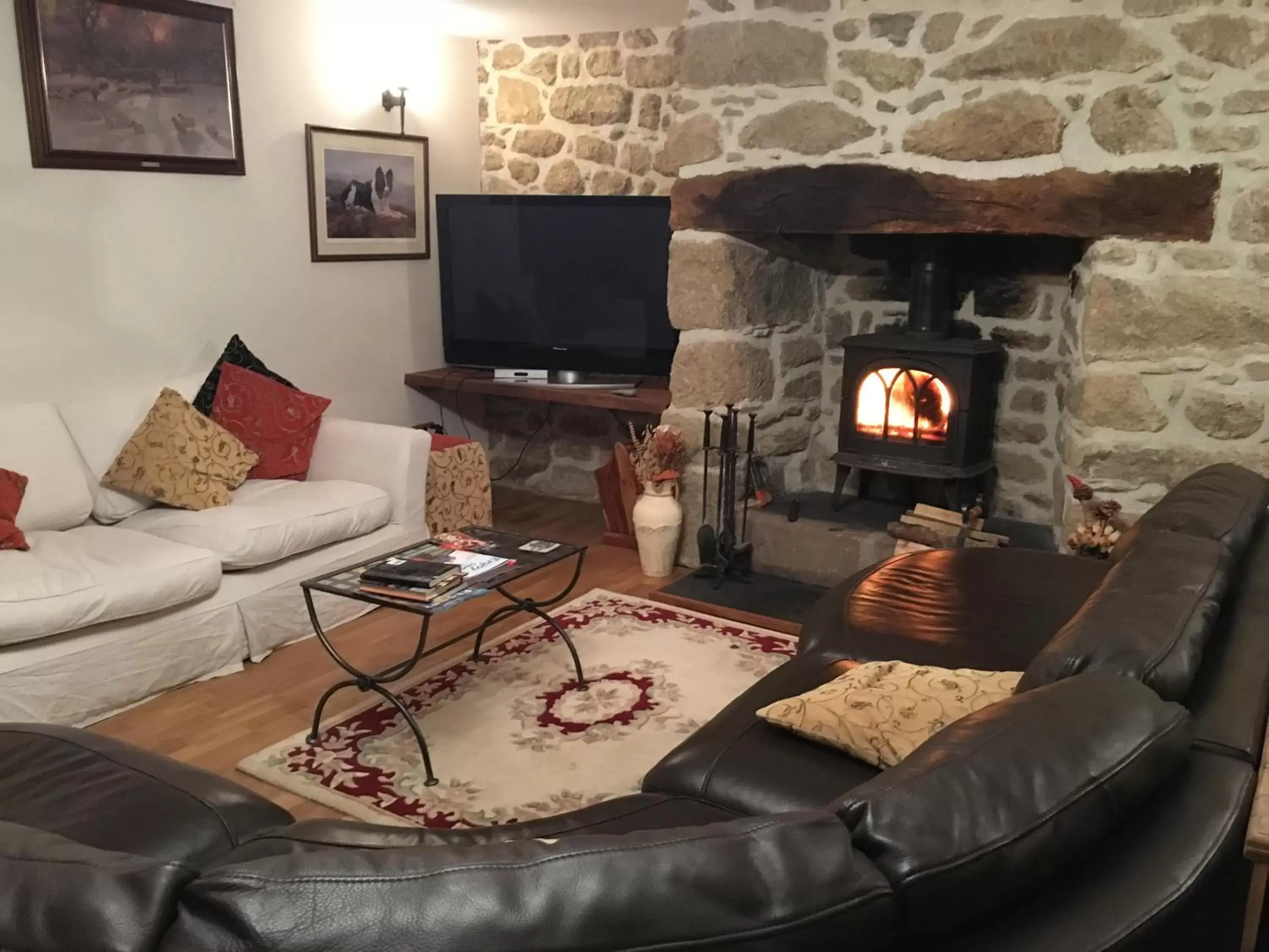 Living room, Seating Area in Gooseford Farm