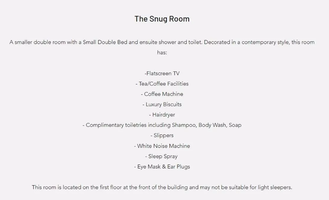 Bedroom in The Ashleigh - Dog Friendly