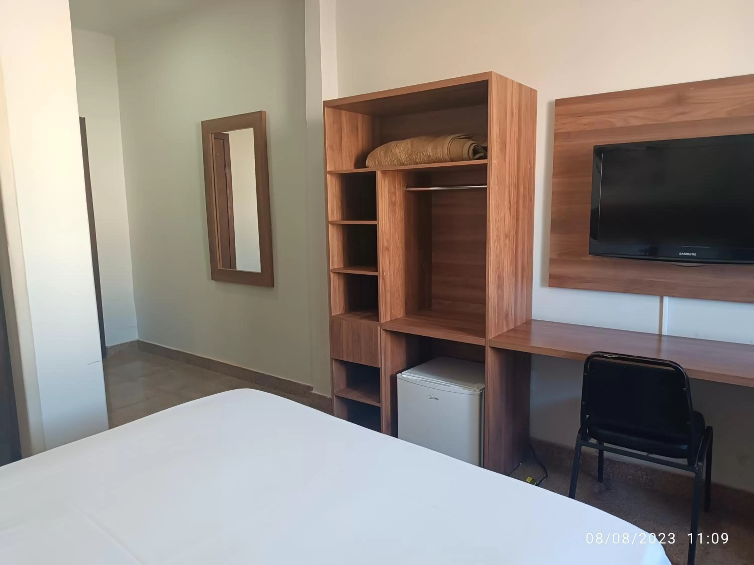 Bed in Hotel Oscar Blue Montes Claros