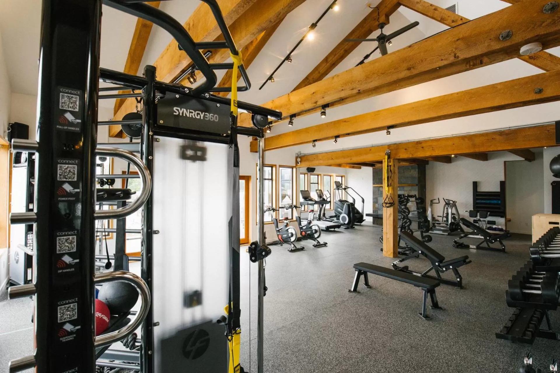 Fitness centre/facilities in Tofino Resort + Marina