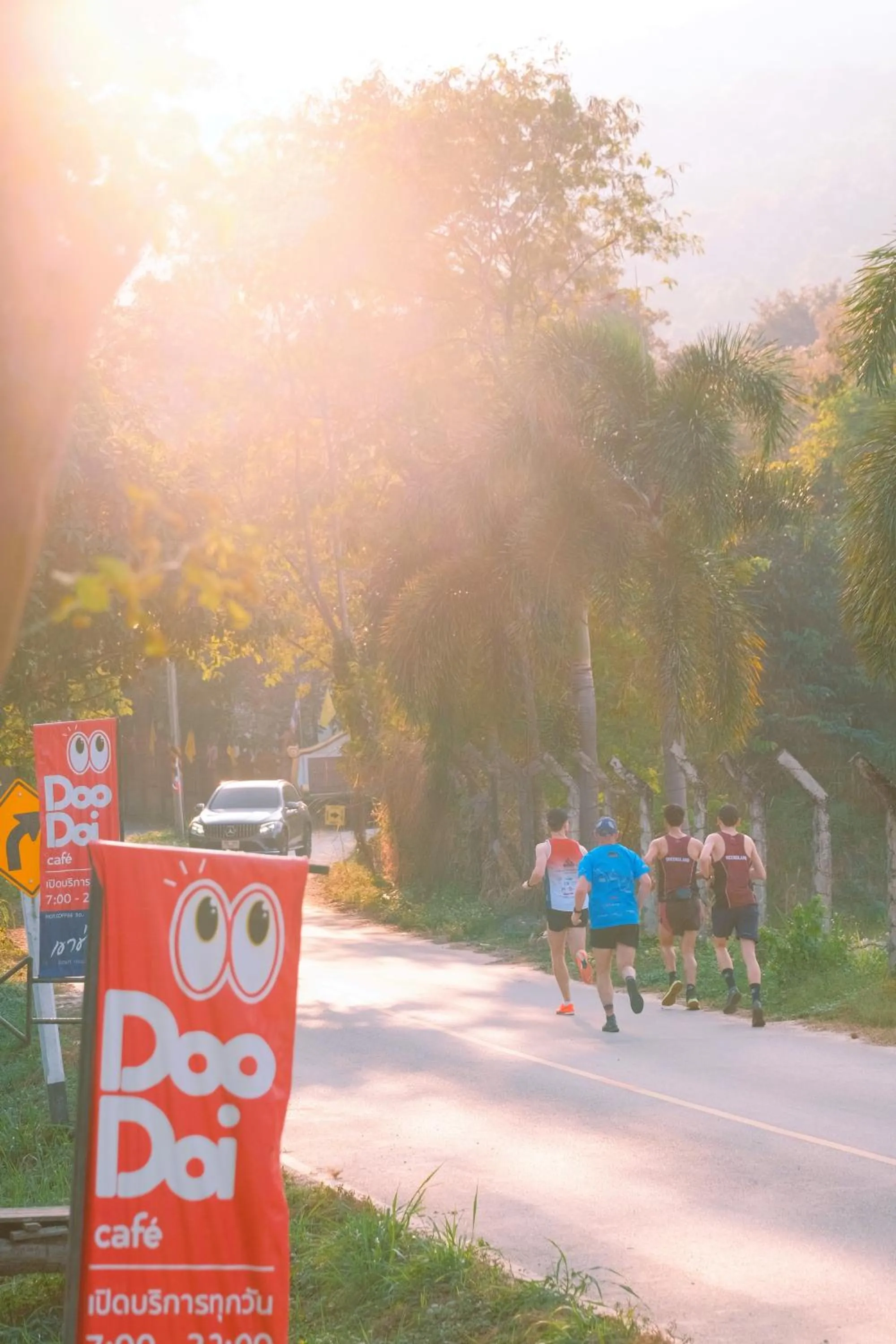 Quiet street view in Kireethara Boutique Resort